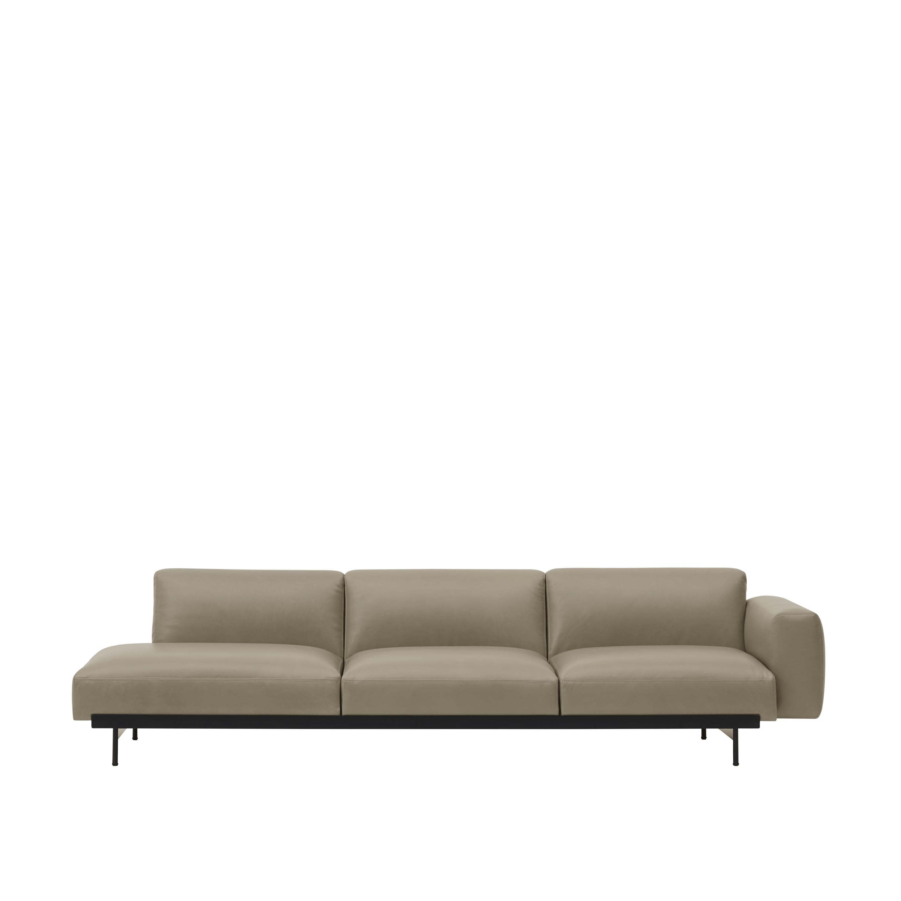 Sofa 3-osobowa otwarta lewostronna IN SITU tapicerowana
