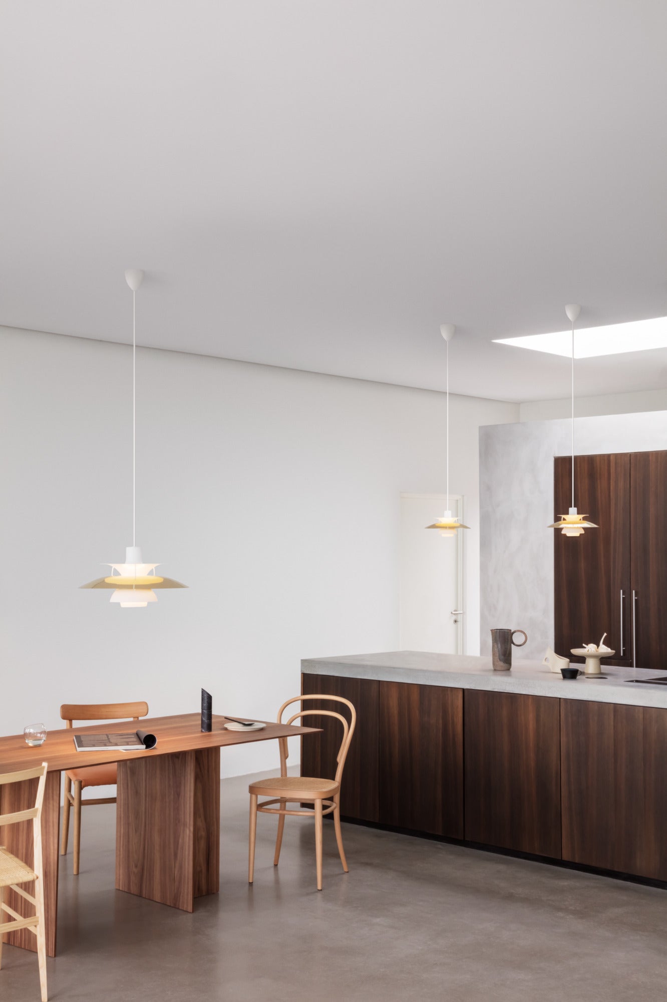 Lampa wisząca PH 5 nowoczesny biały