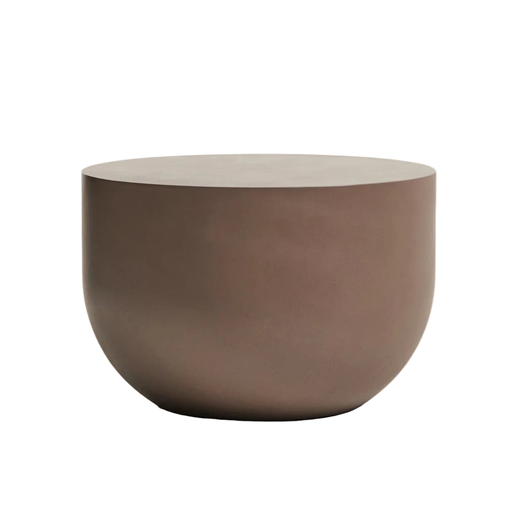 GARBET Brown Cement Side Table
