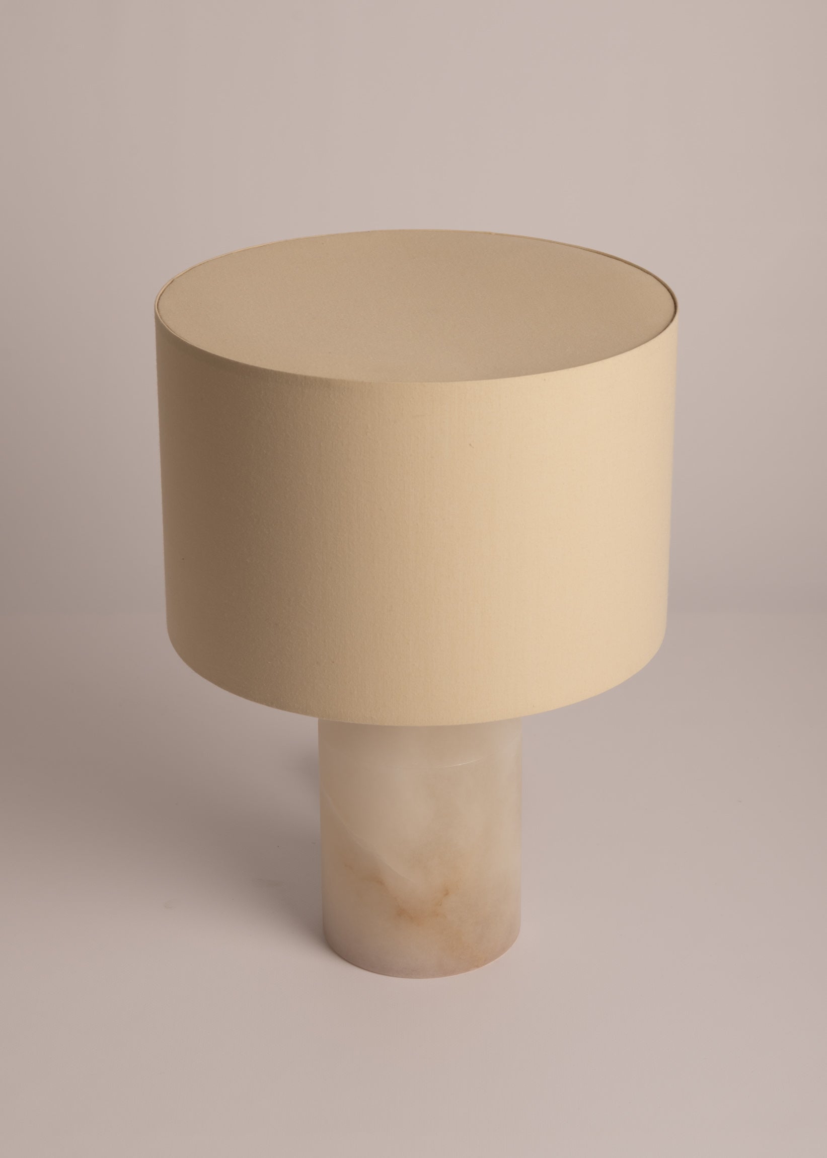 Lampa stołowa JOSEF biały alabaster