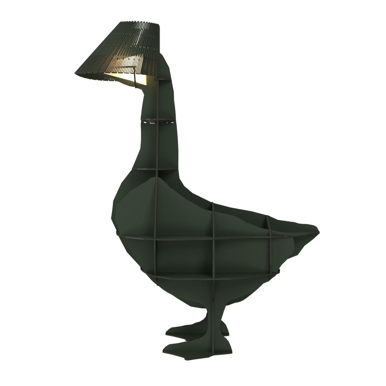 Lampa JUNON ciemnozielony
