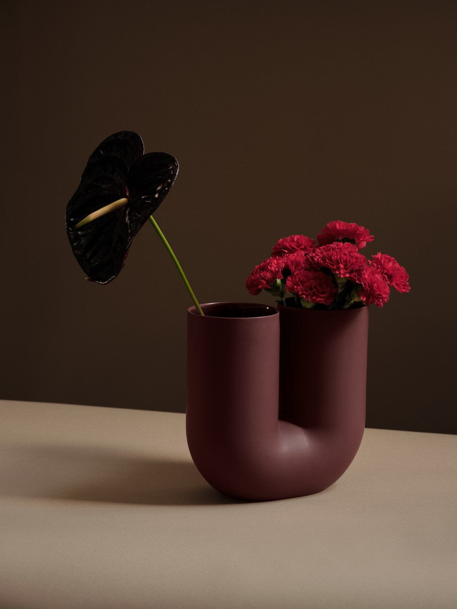 KINK Burgundy Vase