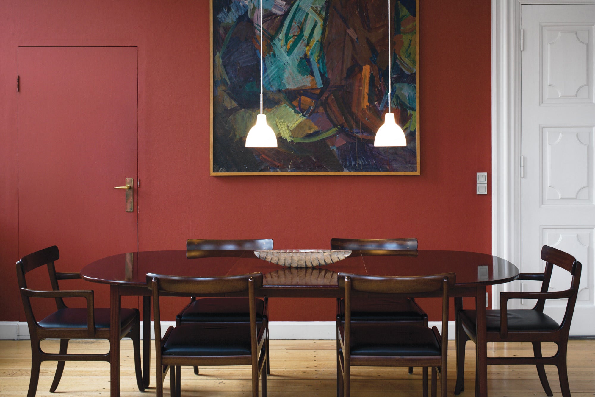 Lampa wisząca TOLDBOD GLASS biały