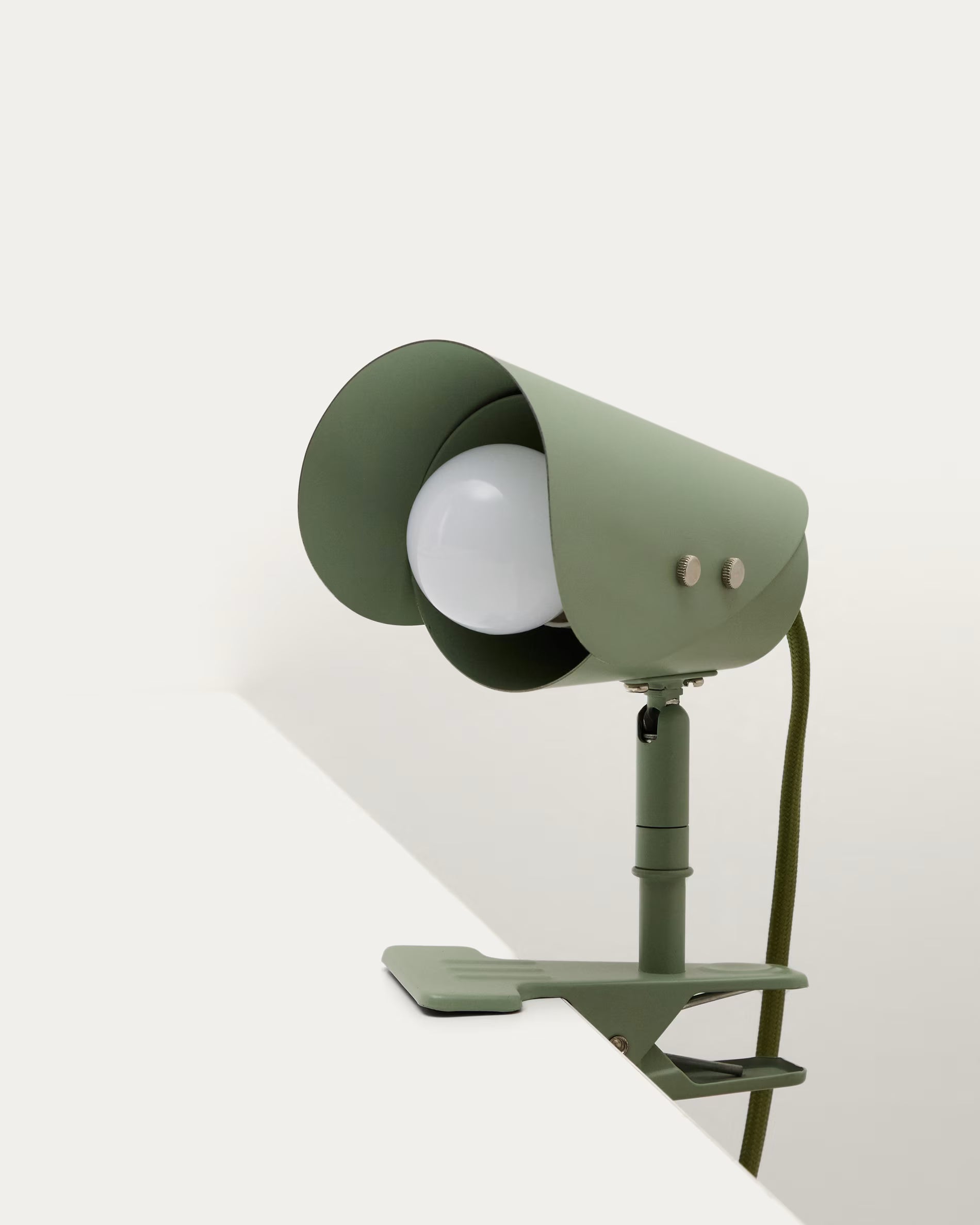 Desk lamp with clip JULA green