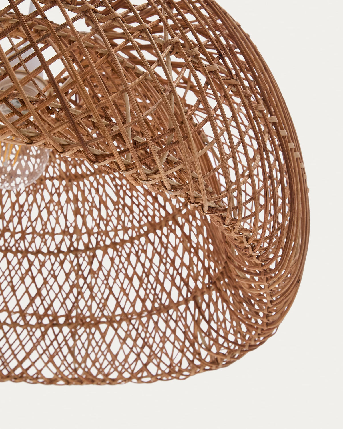 Abażur ISORA naturalny rattan – ujęcie 5