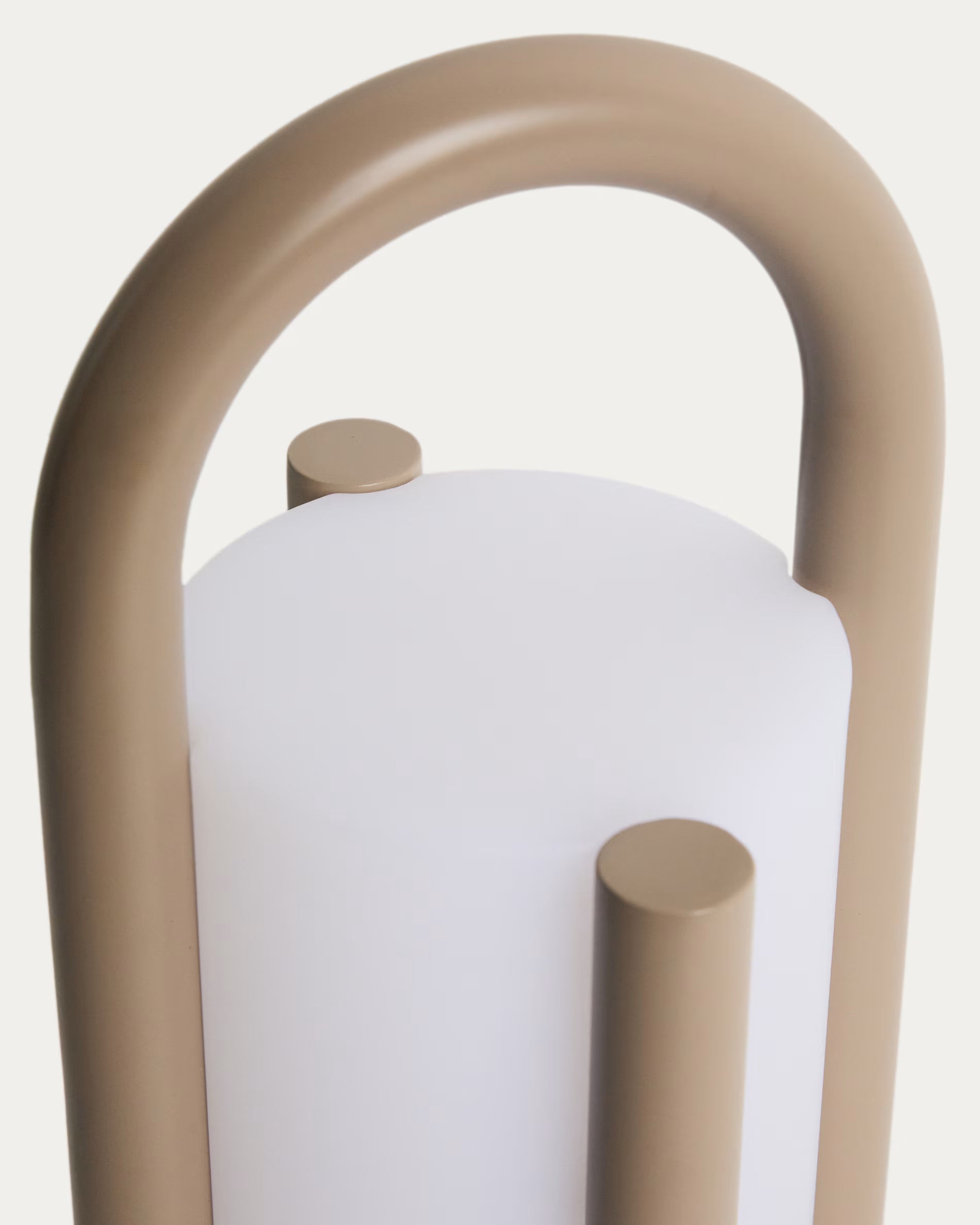 Lampa ogrodowa przenośna LEROS taupe