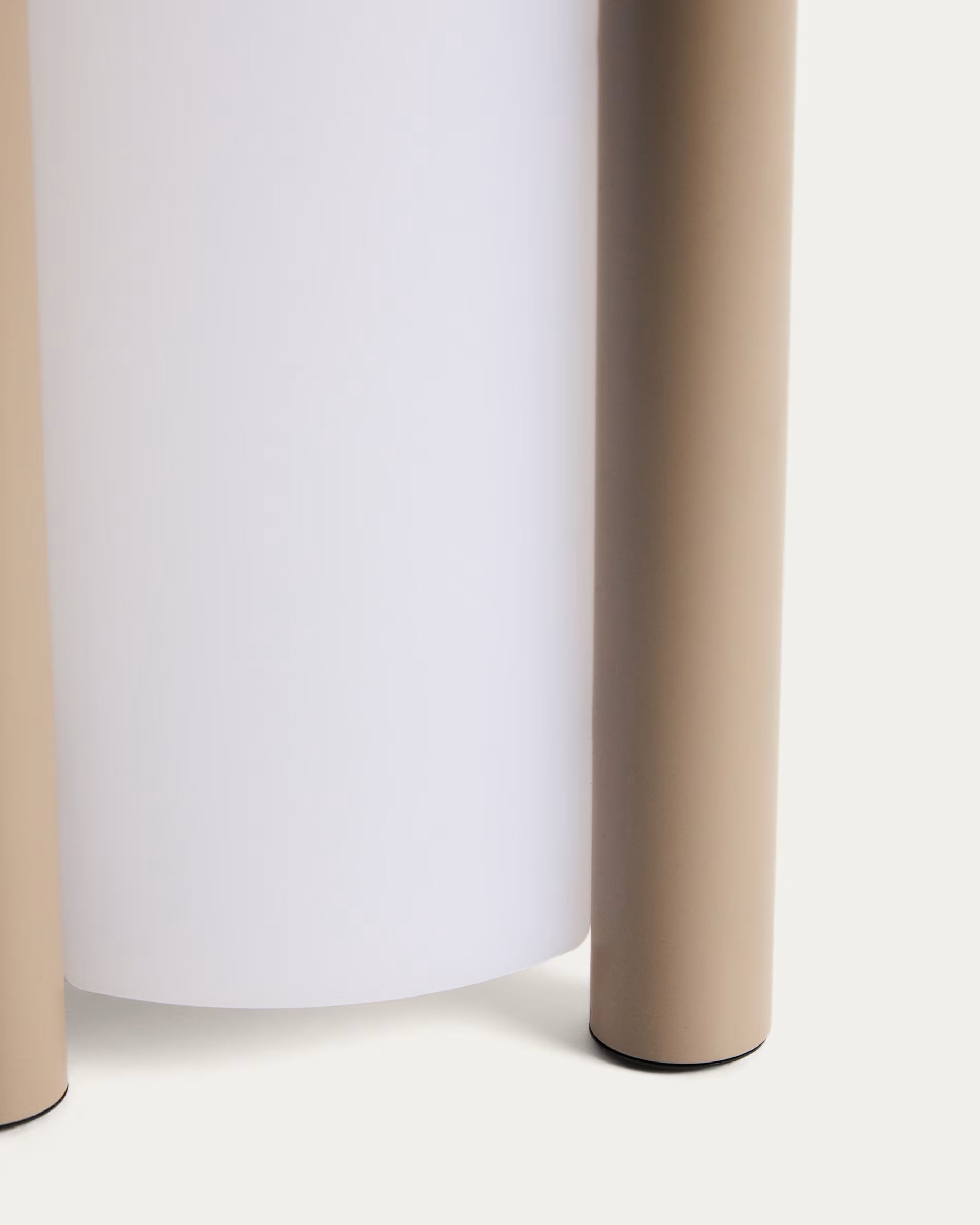 Lampa ogrodowa przenośna LEROS taupe