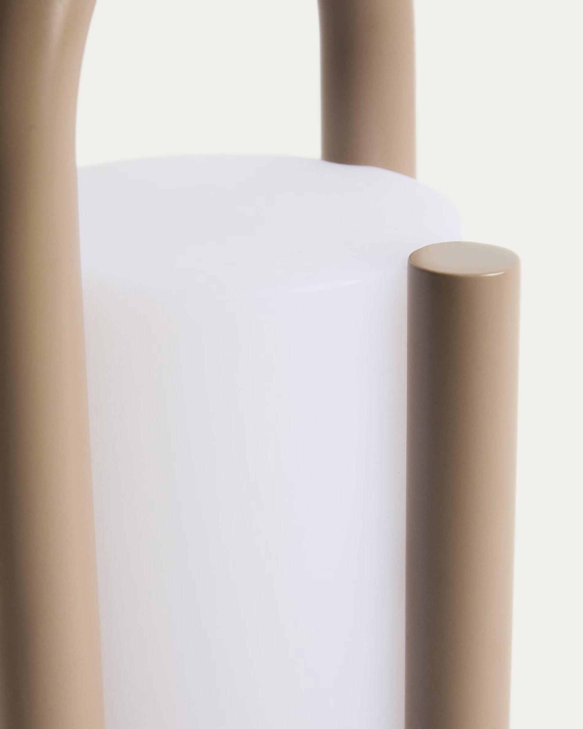 Lampa ogrodowa przenośna LEROS taupe