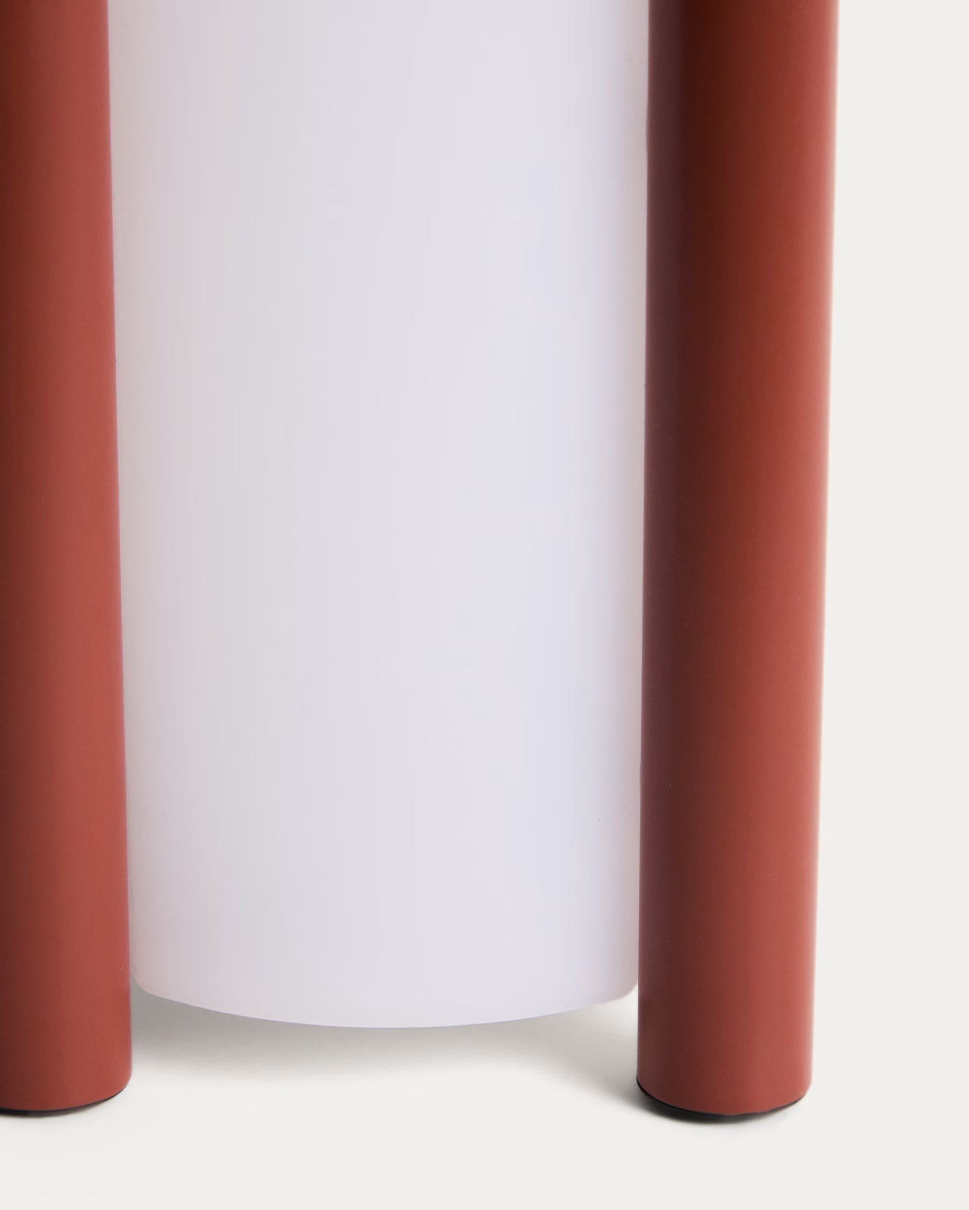 Lampa ogrodowa przenośna LEROS terakota