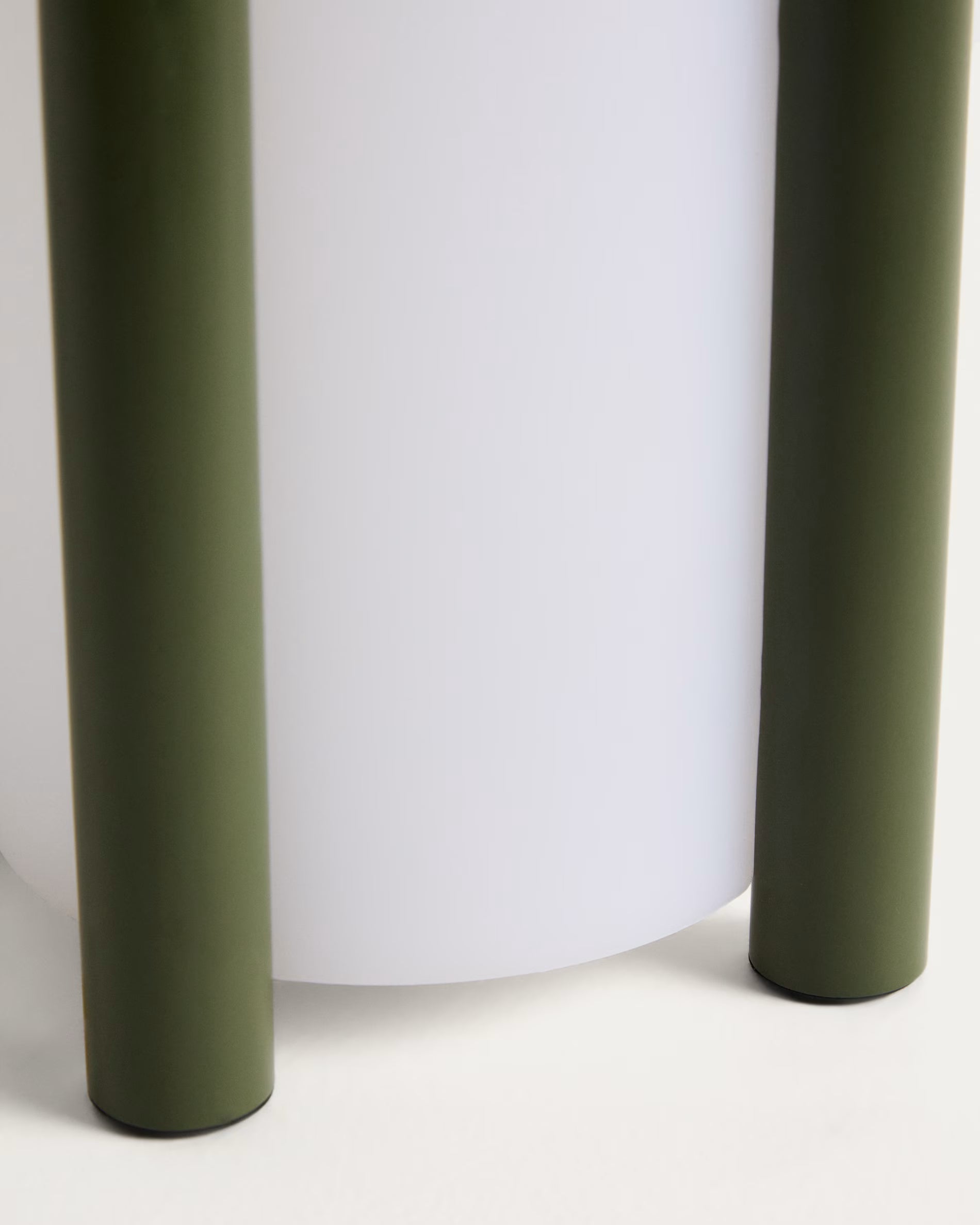Lampa ogrodowa przenośna LEROS zielony