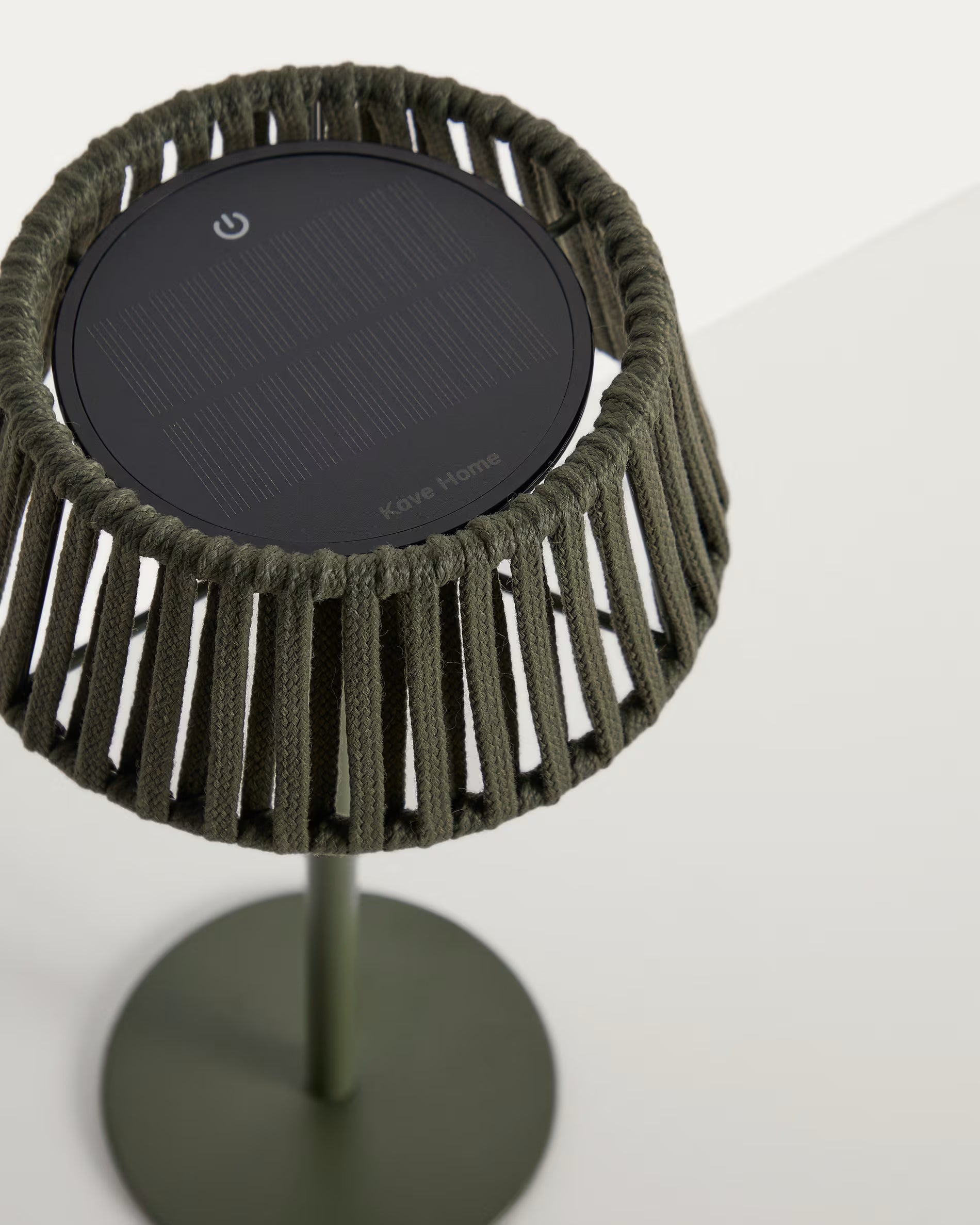 Lampa ogrodowa solarna ALDET zielony