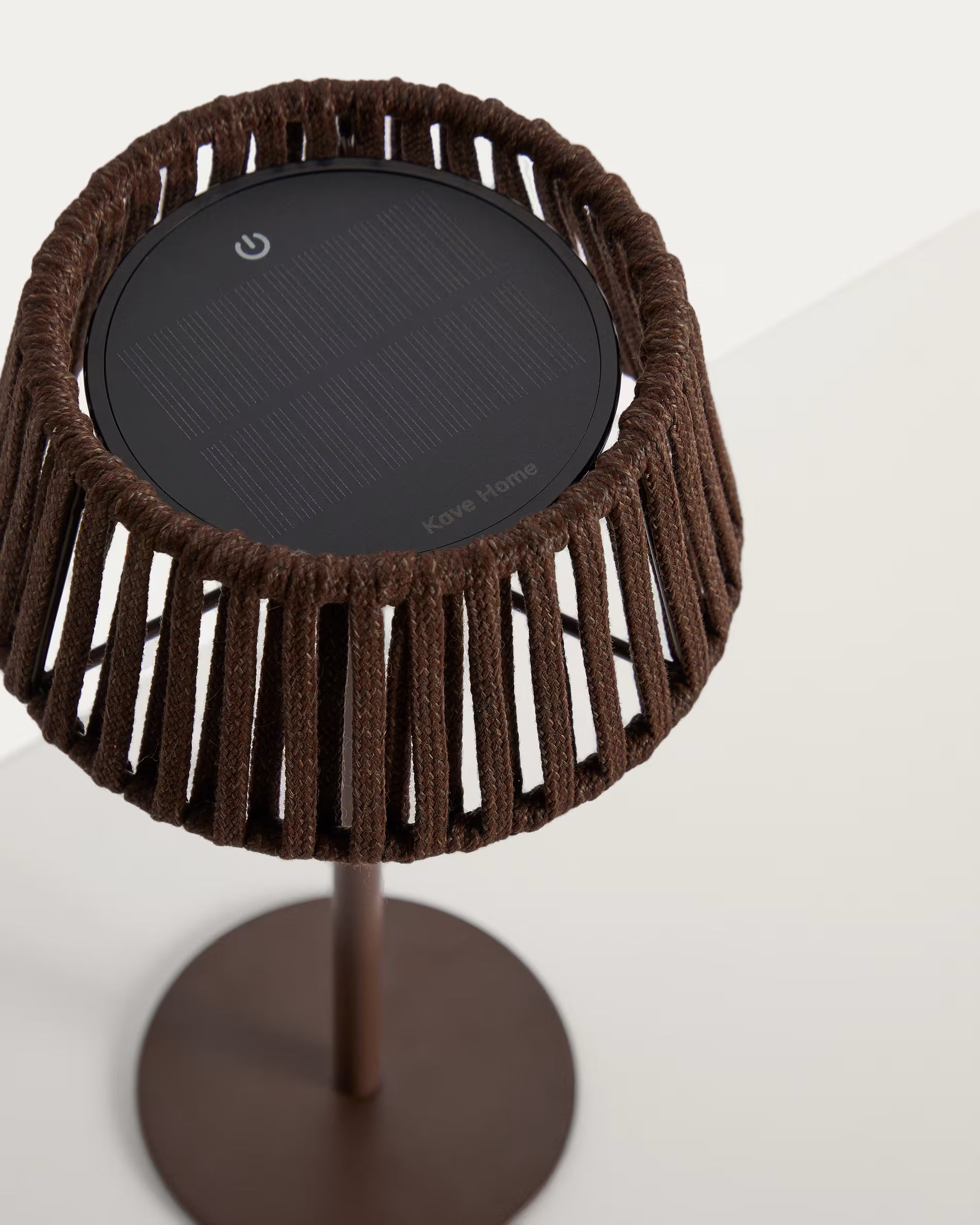 Lampa ogrodowa solarna ALDET brązowy