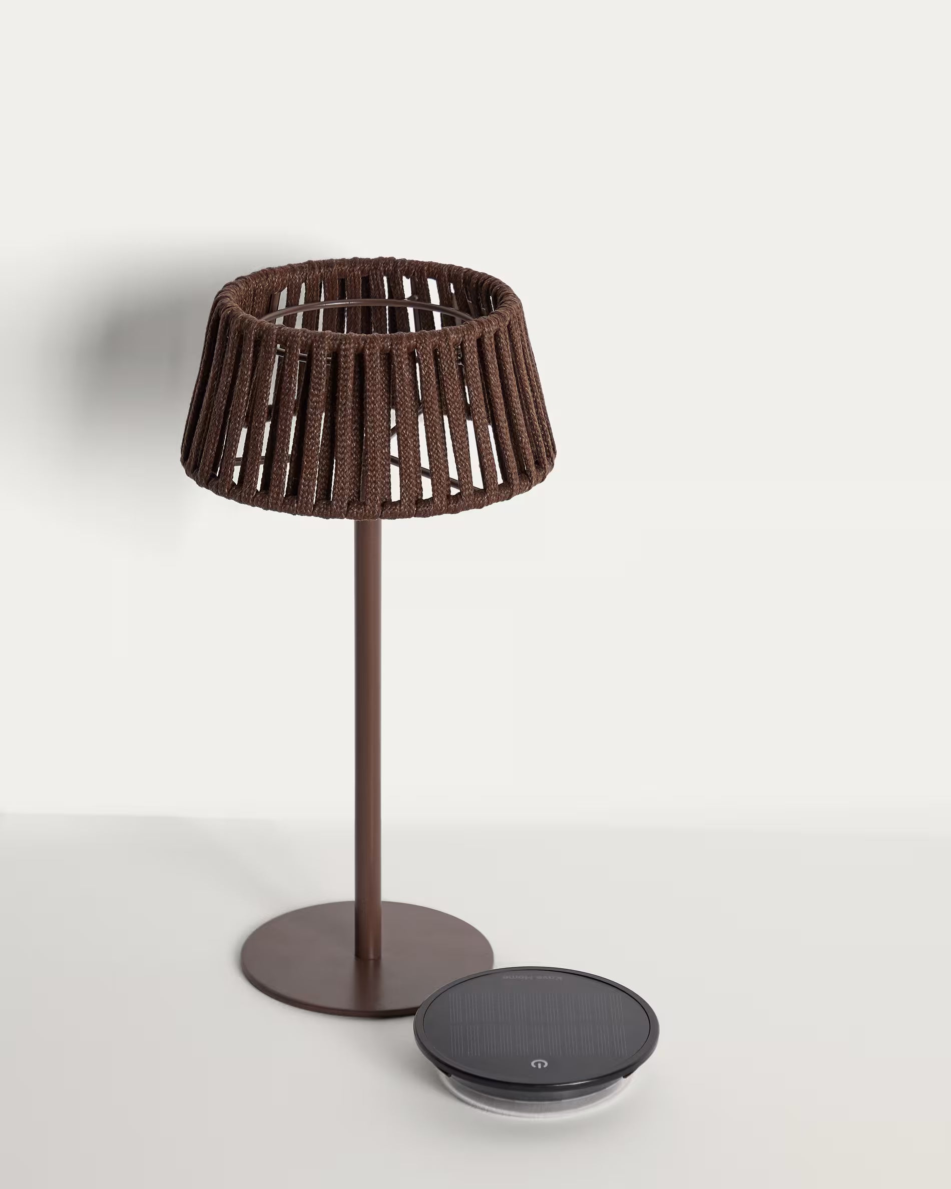 Lampa ogrodowa solarna ALDET brązowy