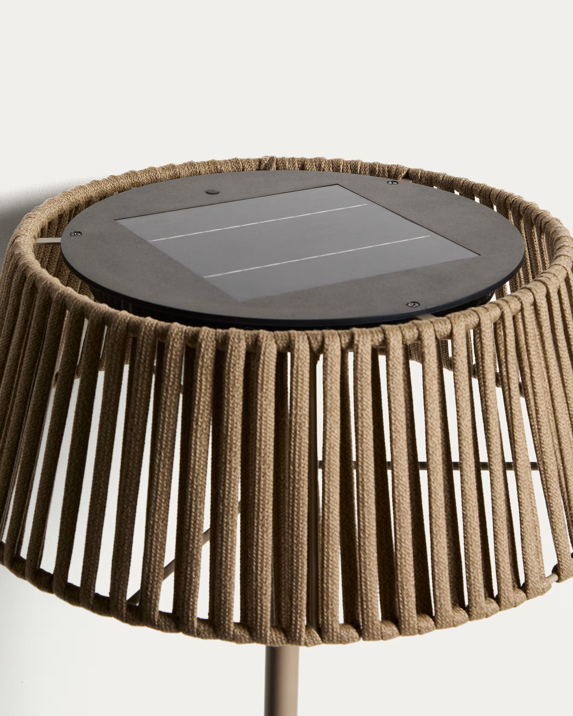 Lampa ogrodowa podłogowa solarna ALDET beżowy
