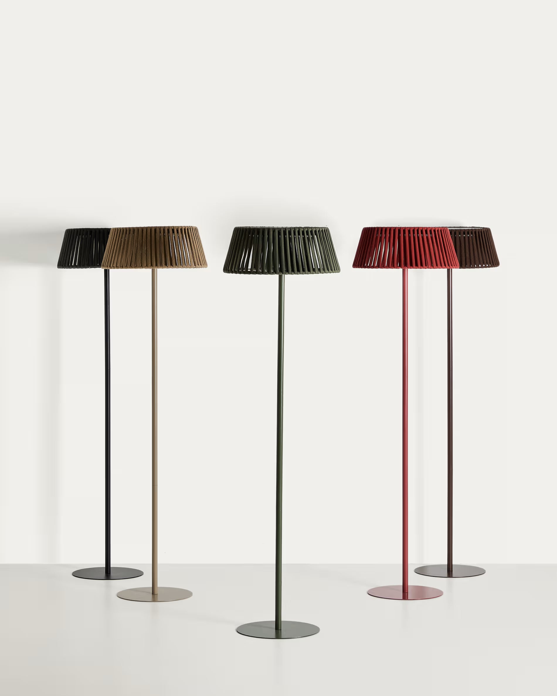 Solar-Gartenstehlampe ALDET Terrakotta