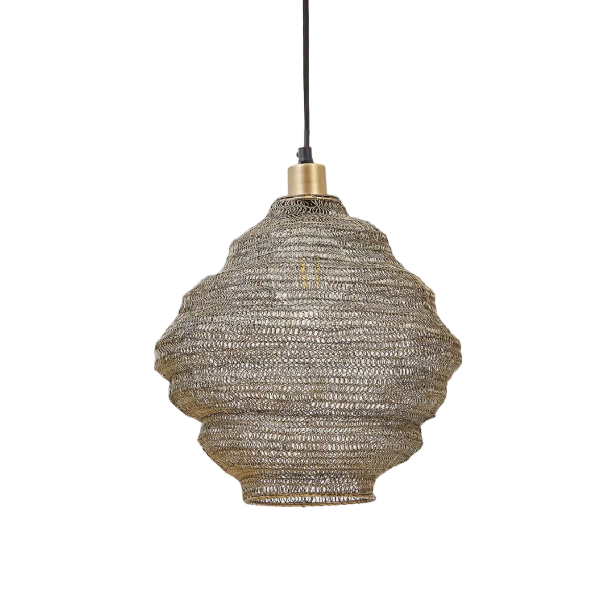 Lampa sufitowa SARRACO złoty metal – Kave Home