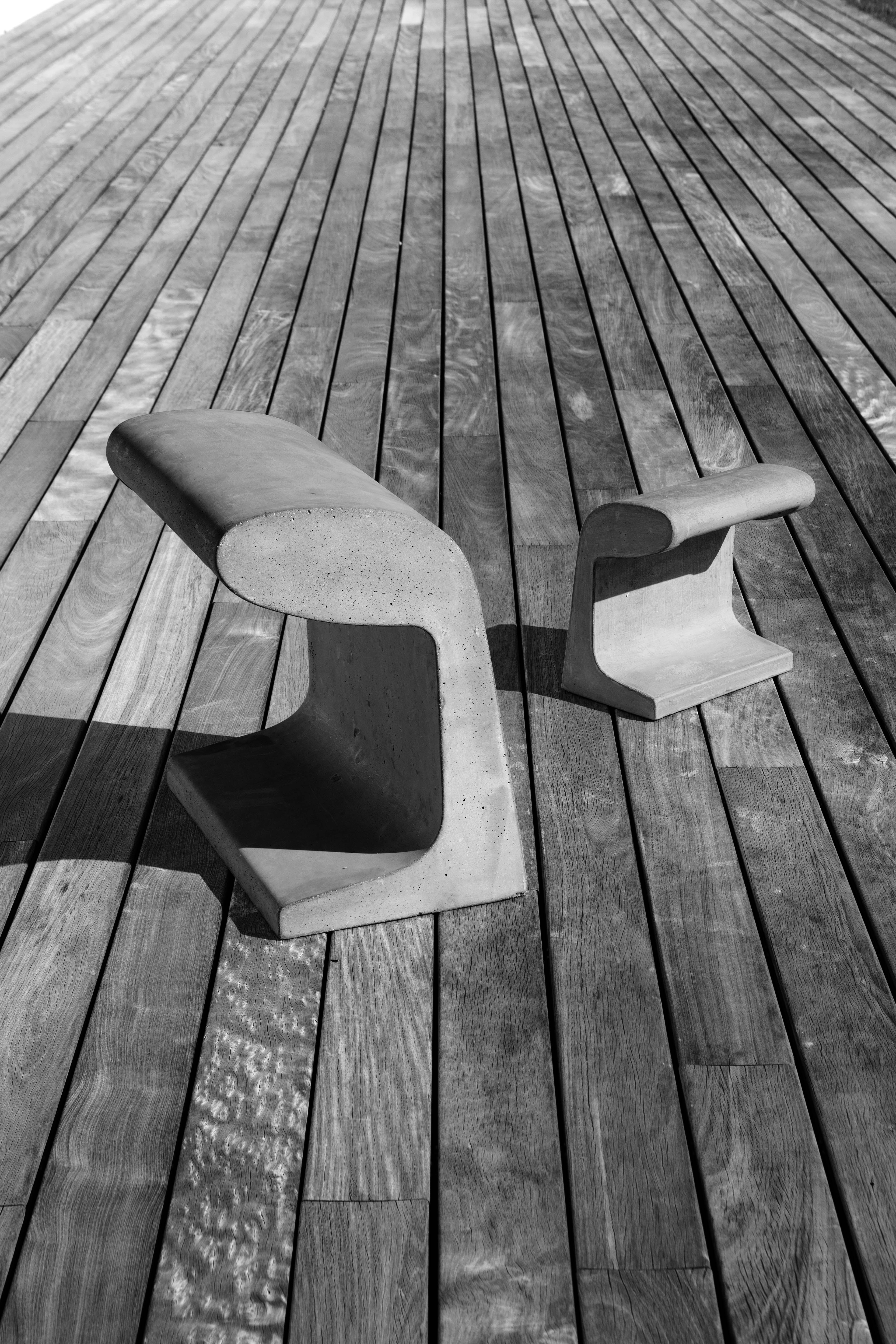 Lampa stojąca zewnętrzna BORNE BÉTON beton