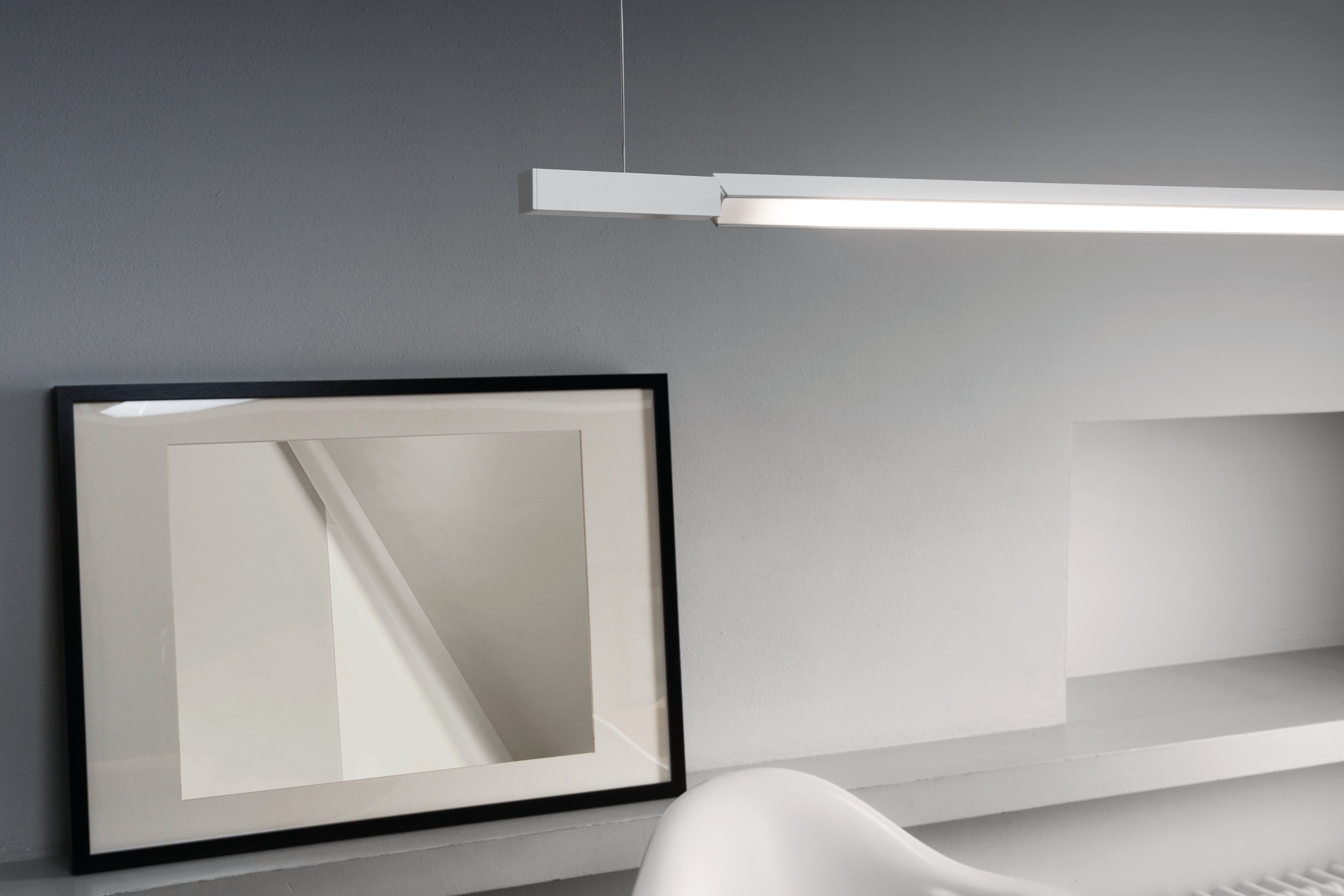 Lampa wisząca LINESCAPES HORIZONTAL biały