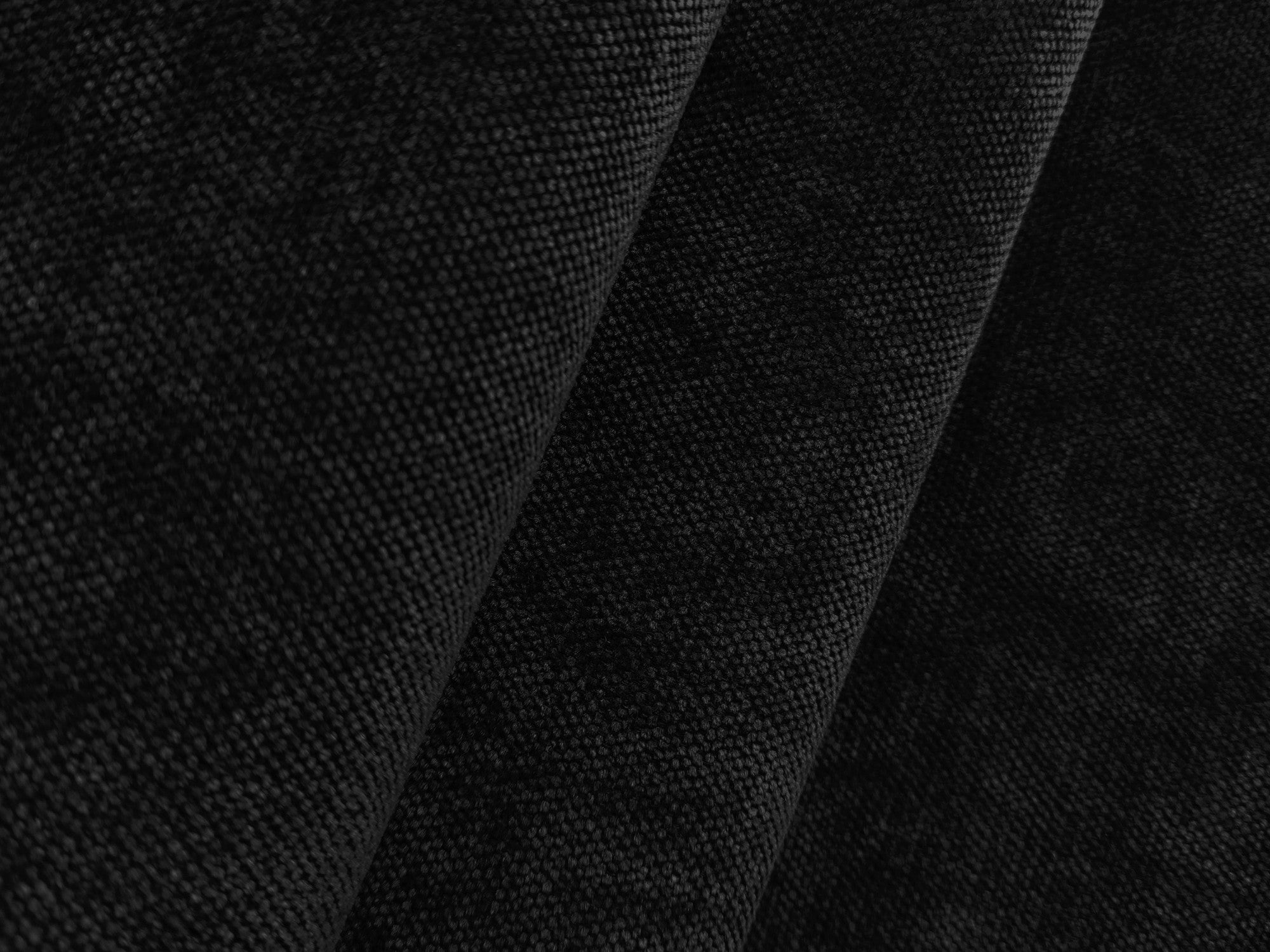 Sofa für 3 Personen mit Schlaf-Funktion LEILA schwarzer Chenille