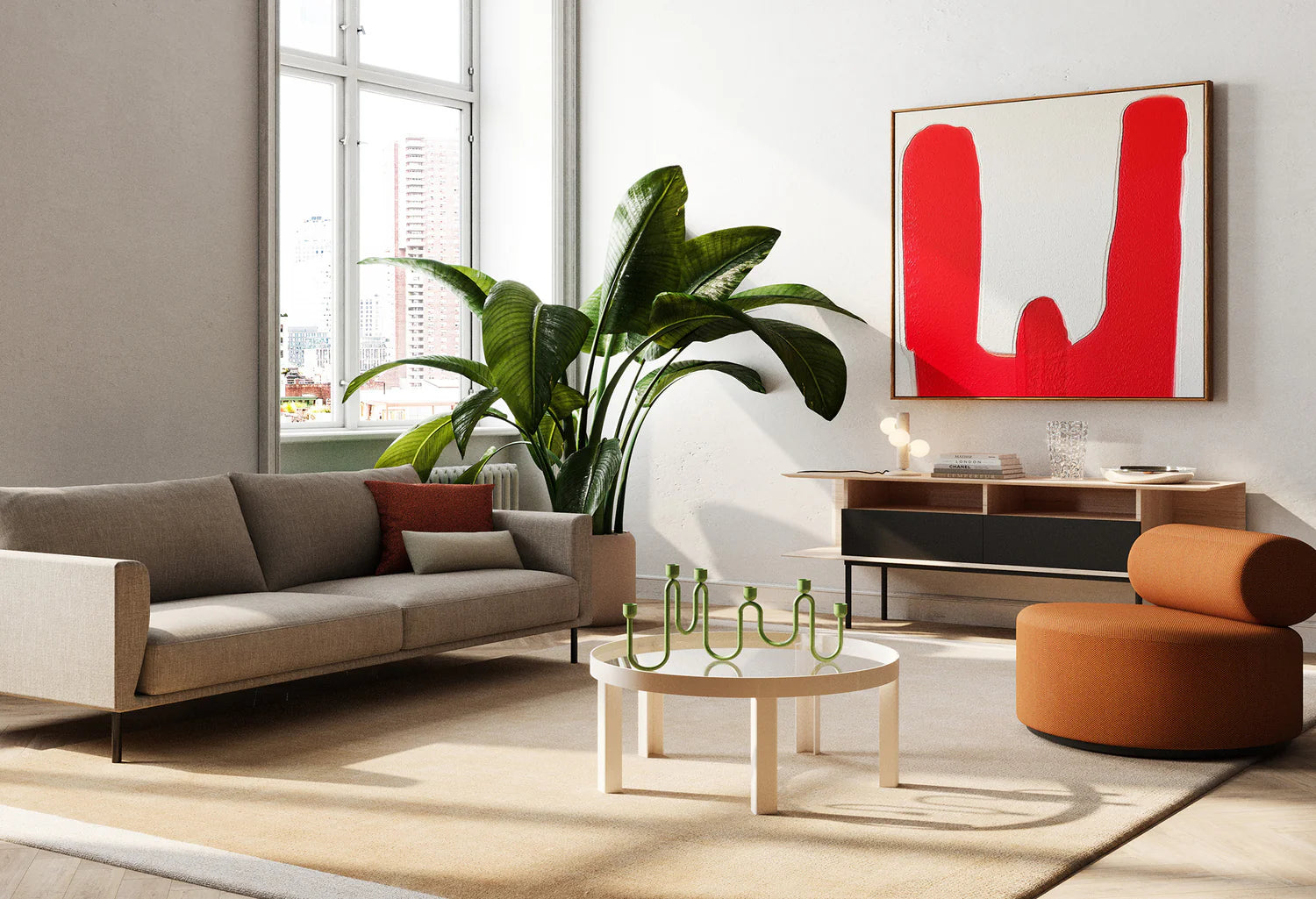 PLATEAU Coral Side Table