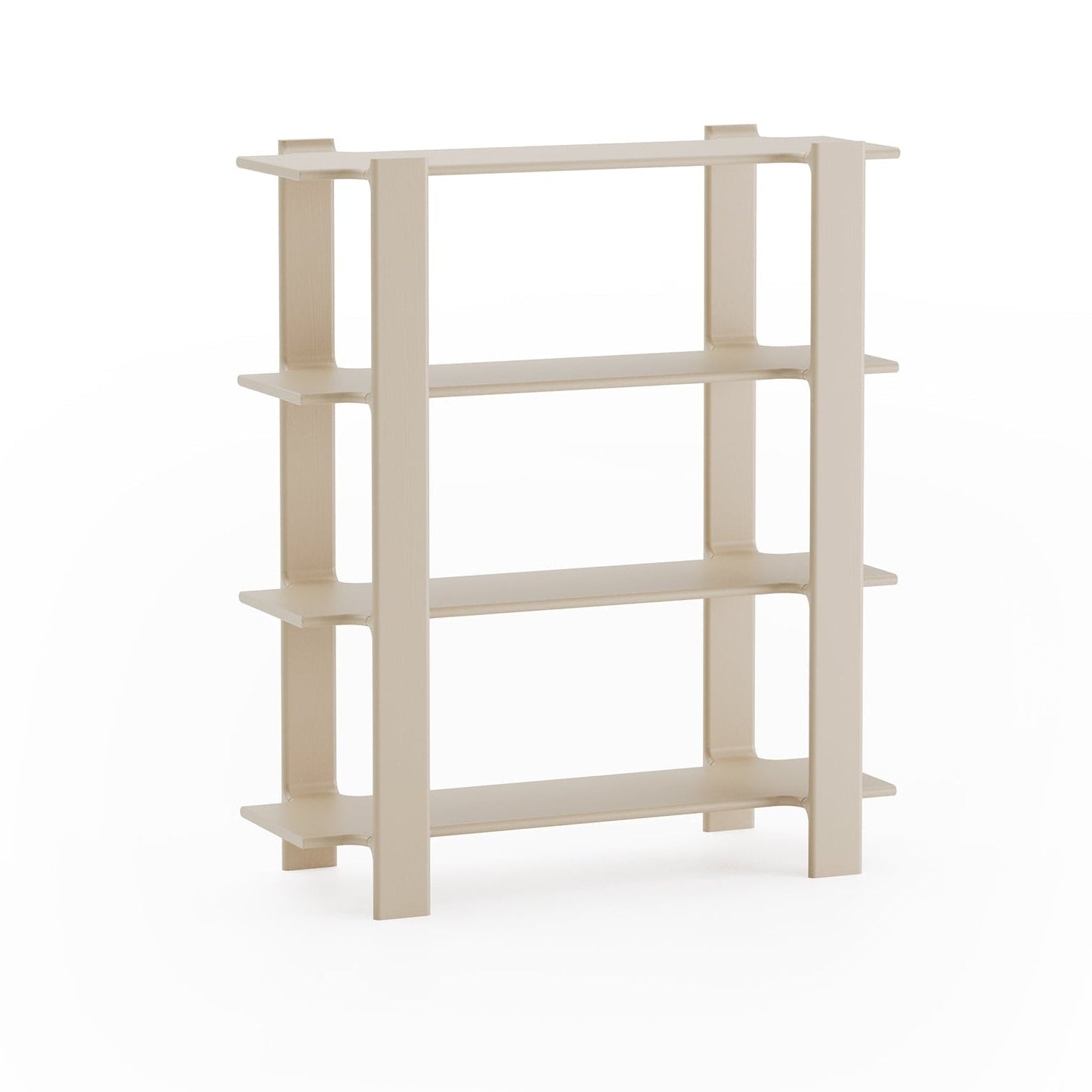 Regał LIGO kremowe drewno dębowe