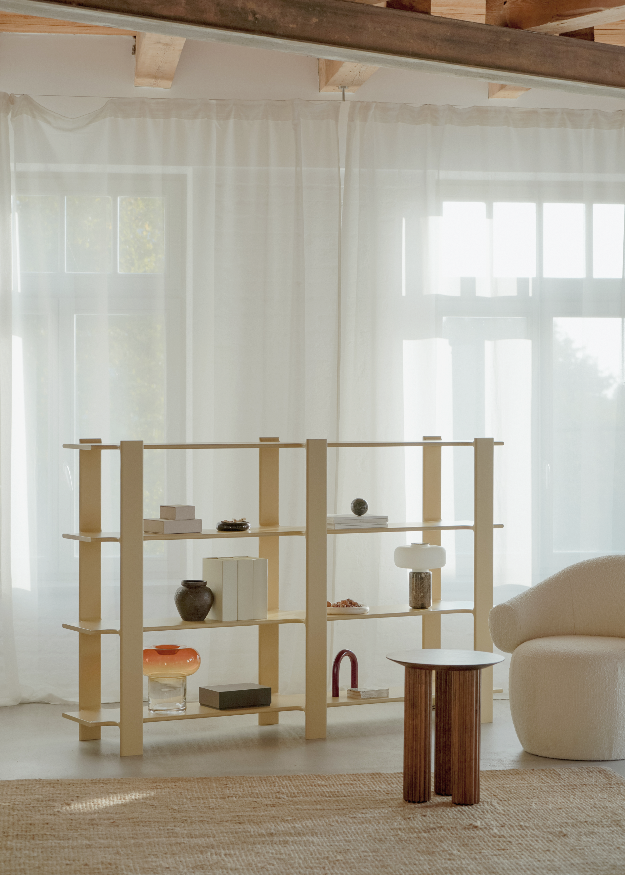 LIGO DUO Shelf olive oak wood