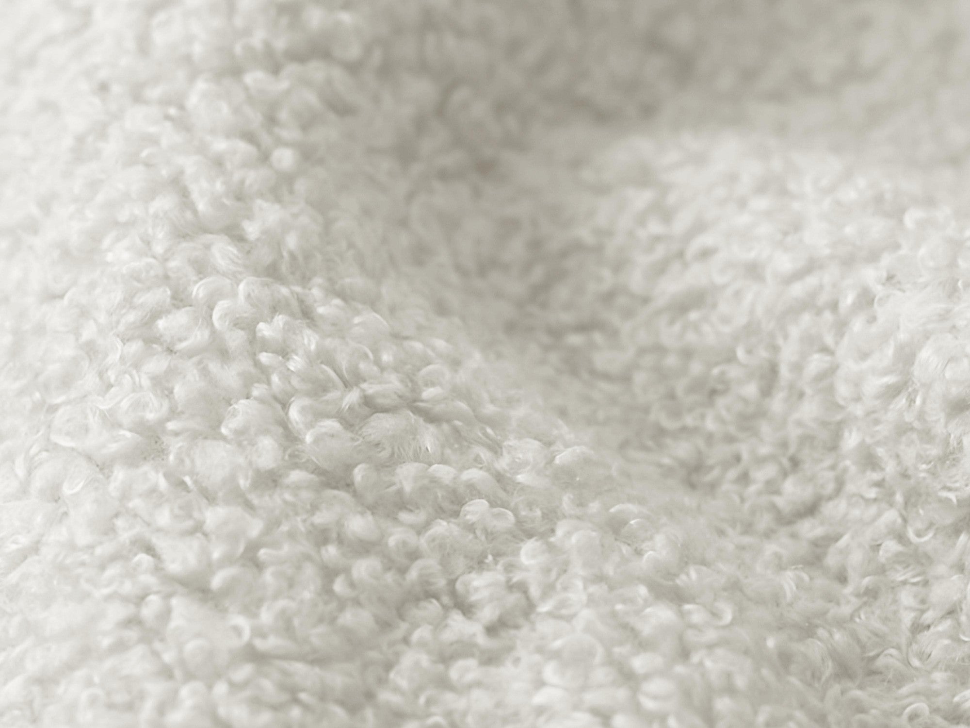 Sofa 3-osobowa z funkcją spania LOHI biały boucle