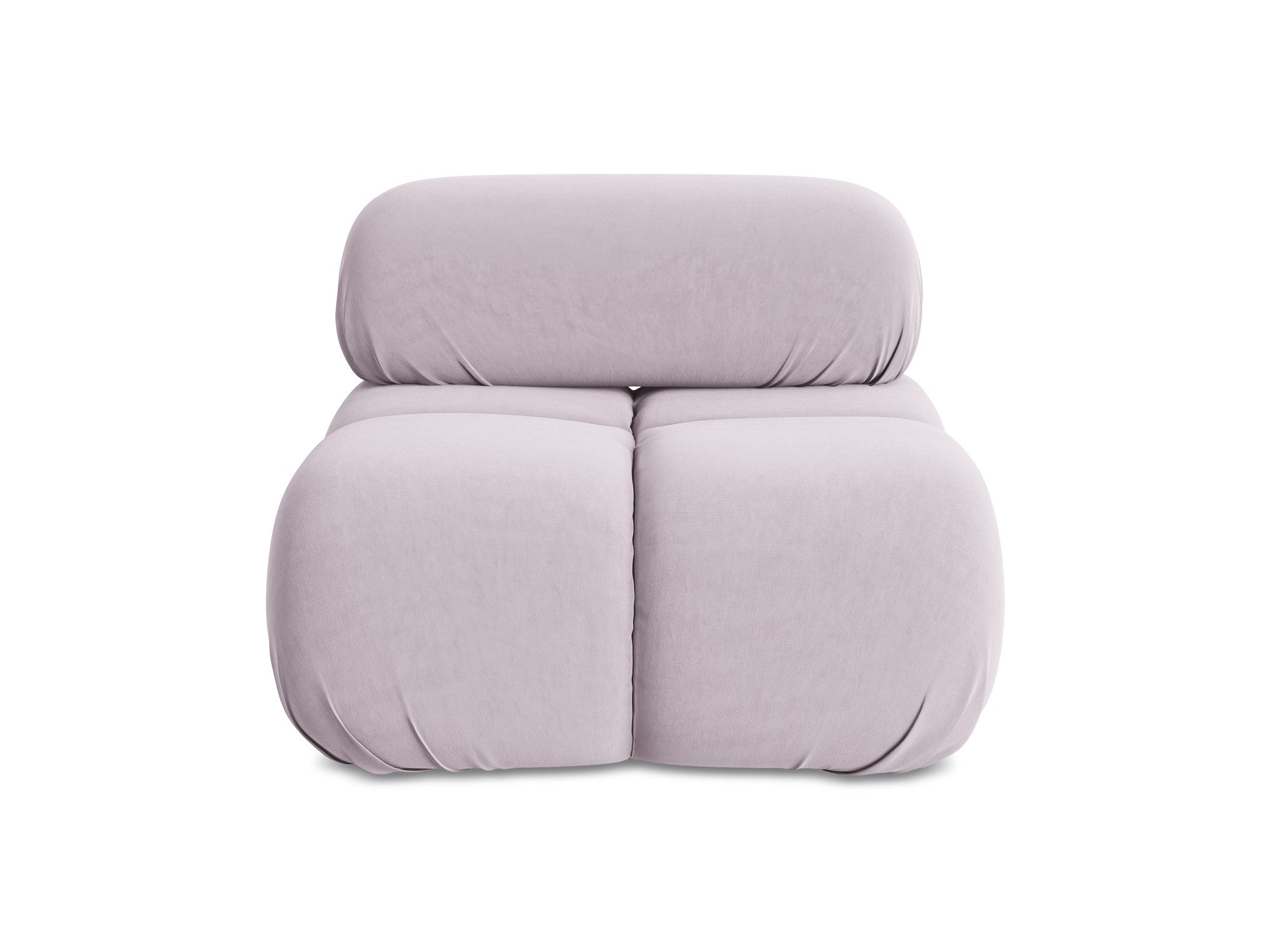 Armchair / velvet module LOKUA lavender