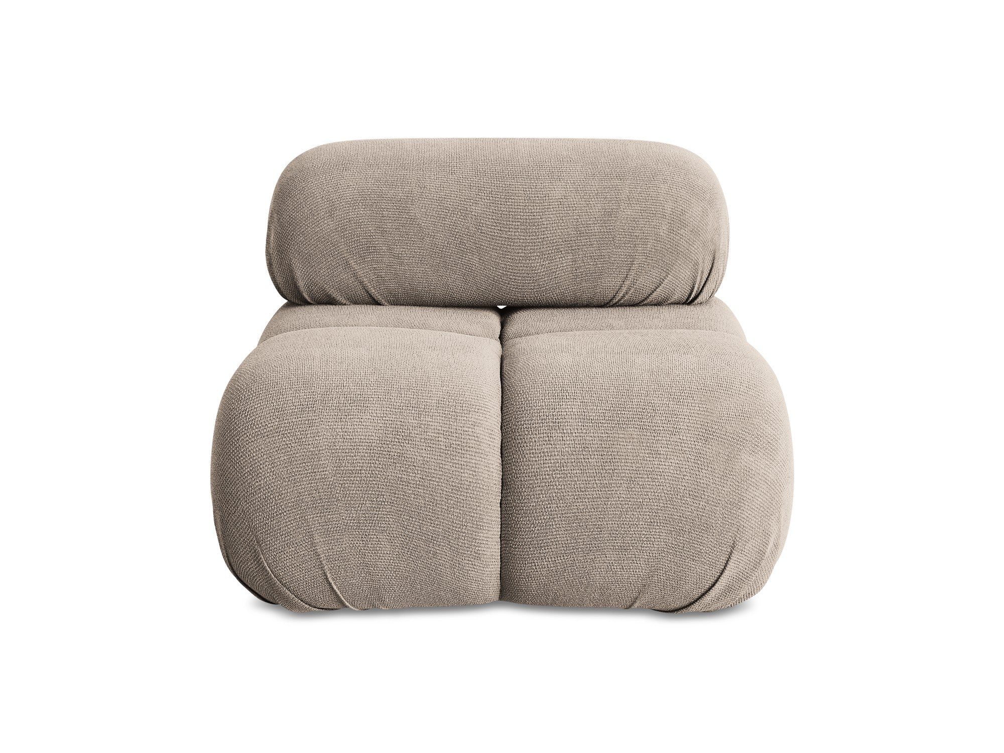 Sessel / Modul LOKUA dunkelbeige Chenille