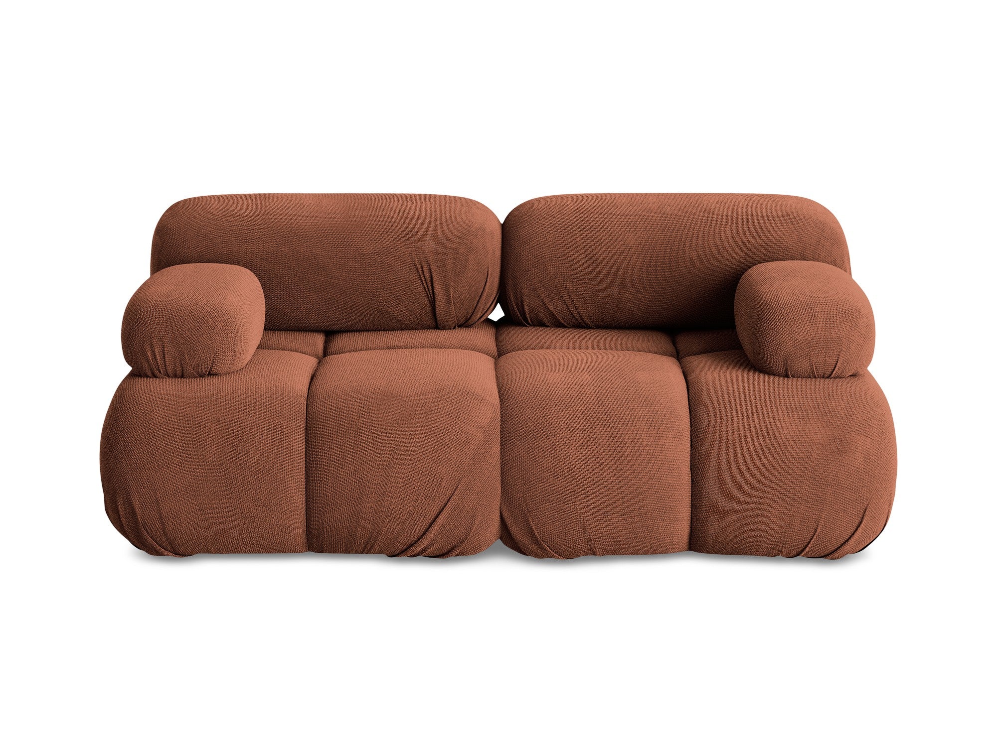 Sofa modułowa 2-osobowa LOKUA terakota szenil