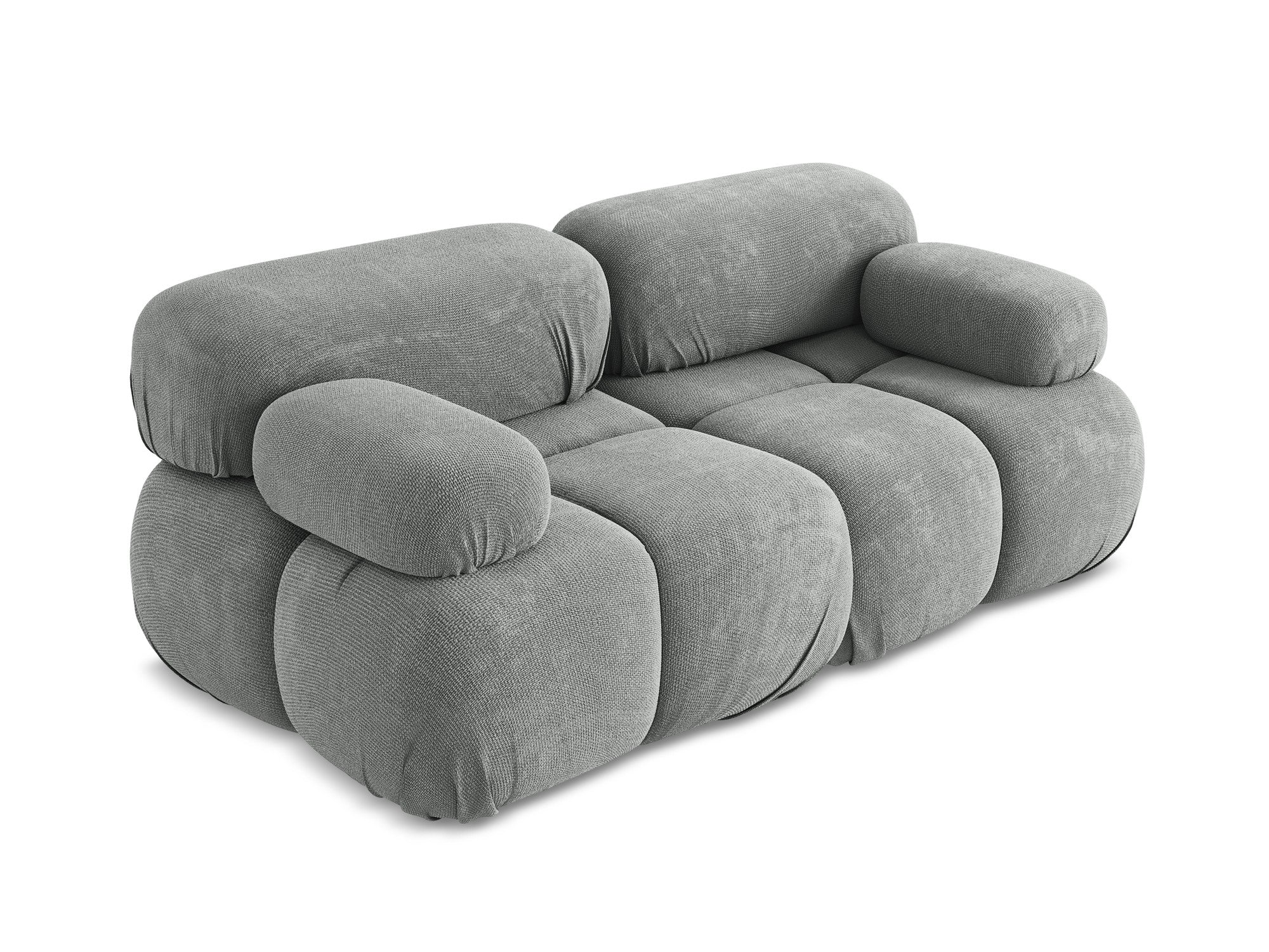 Sofa modułowa 2-osobowa LOKUA szary szenil
