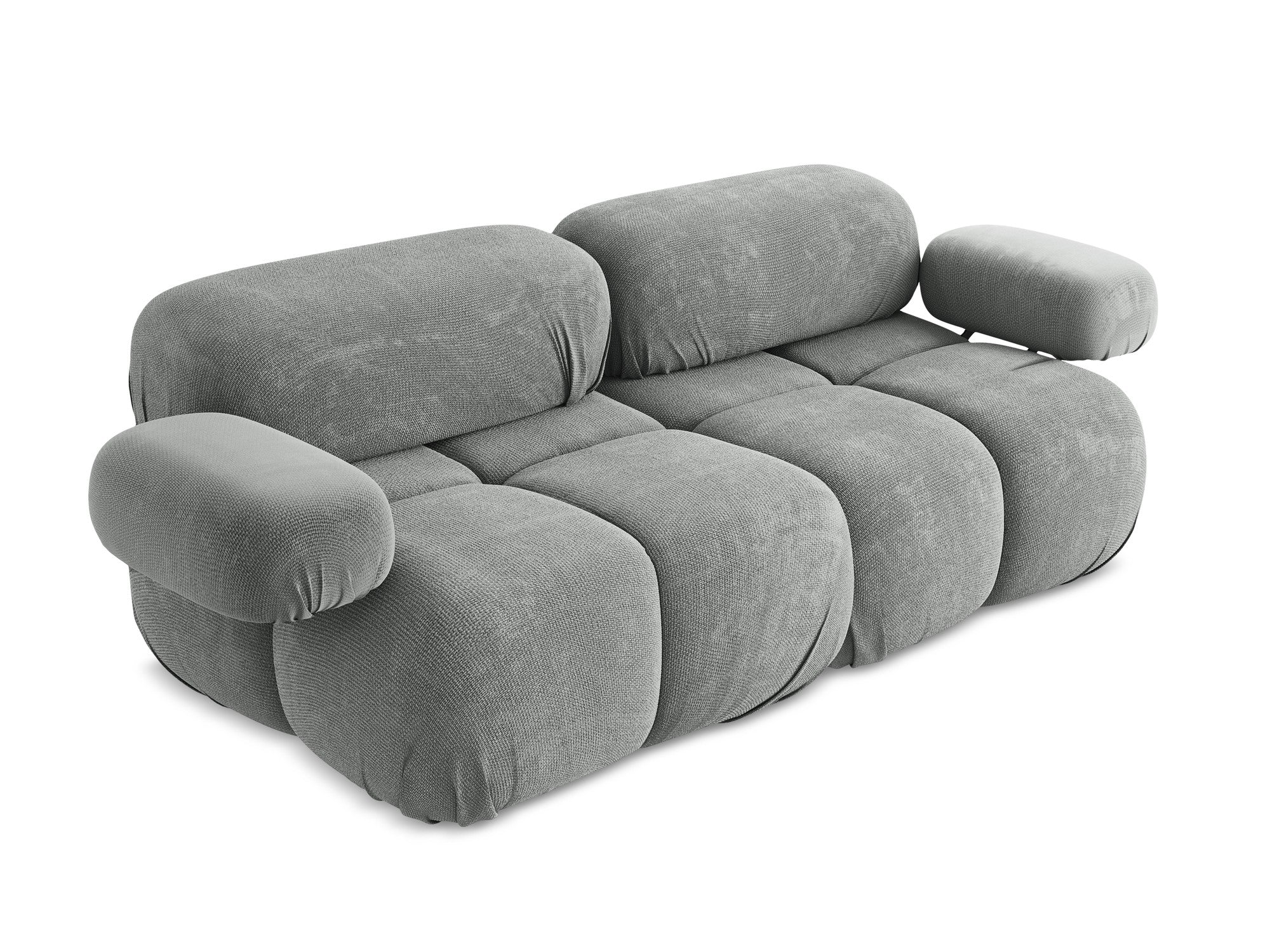 Sofa modułowa 2-osobowa LOKUA szary szenil