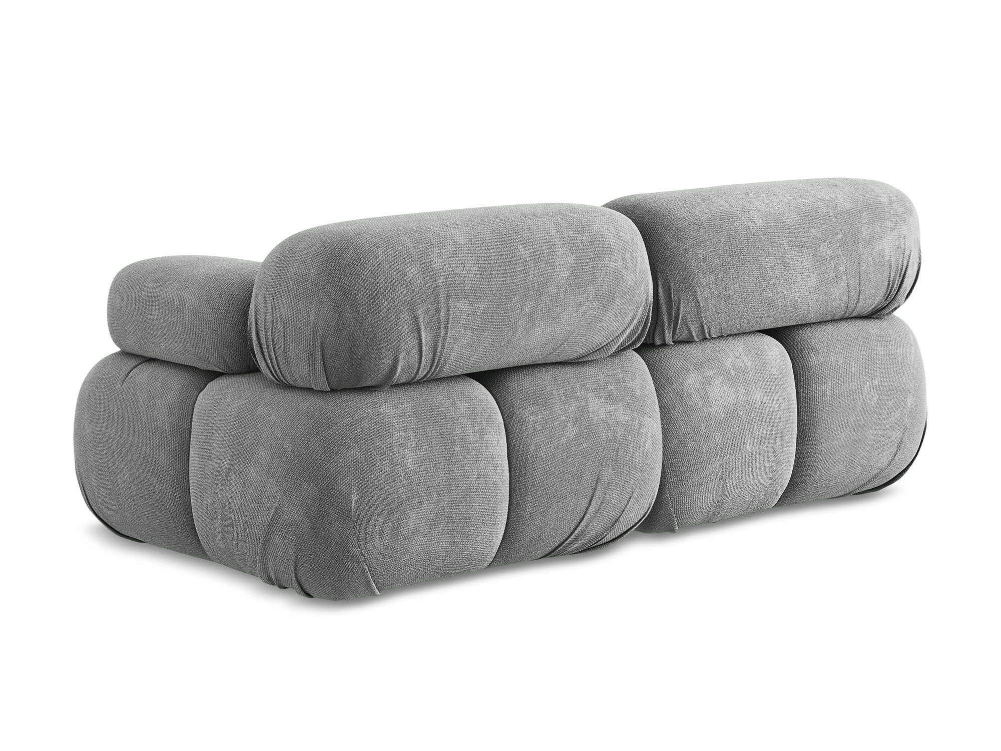 Sofa modułowa 2-osobowa LOKUA szary szenil