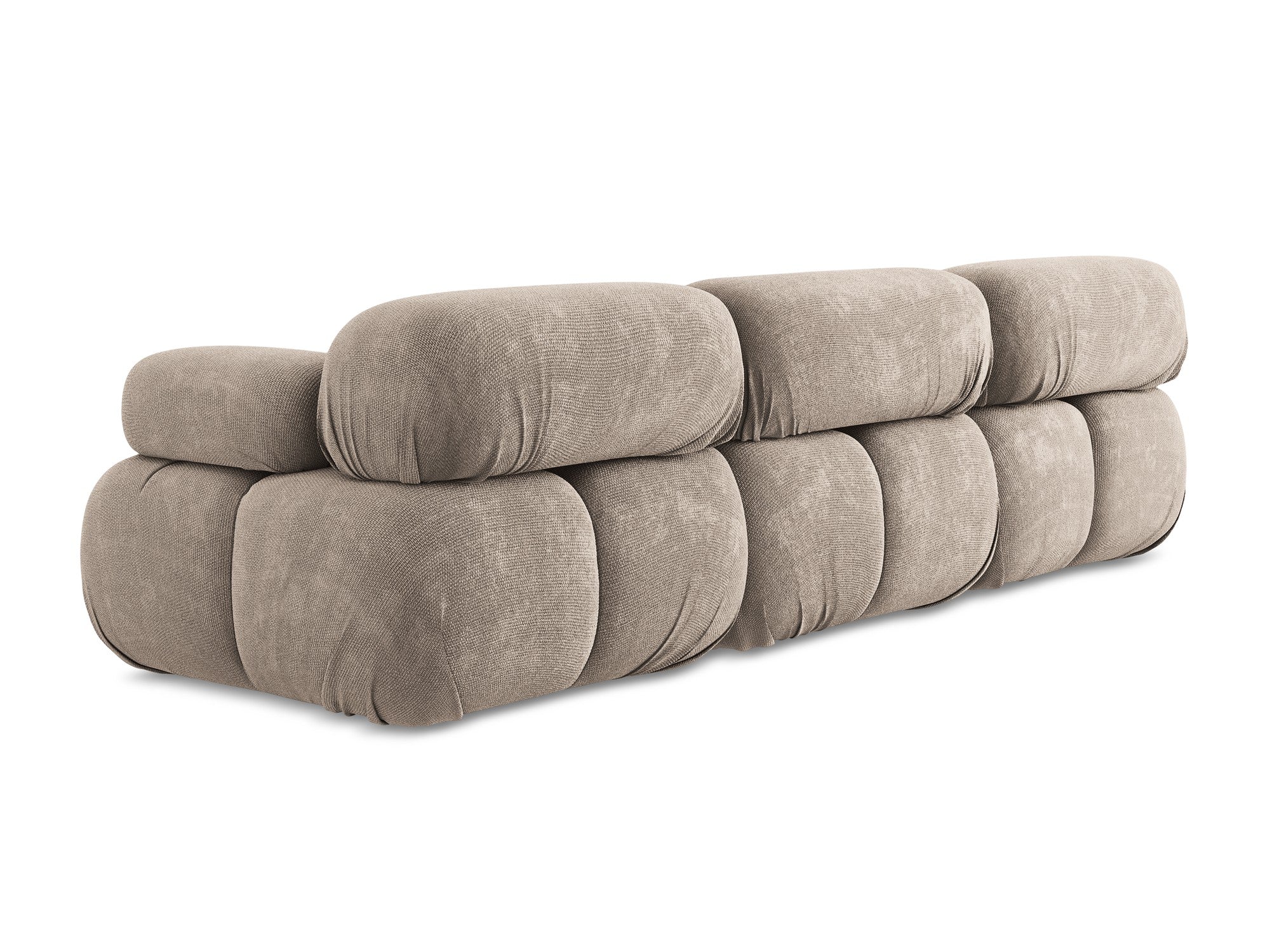 Sofa modułowa 3-osobowa LOKUA ciemnobeżowy szenil