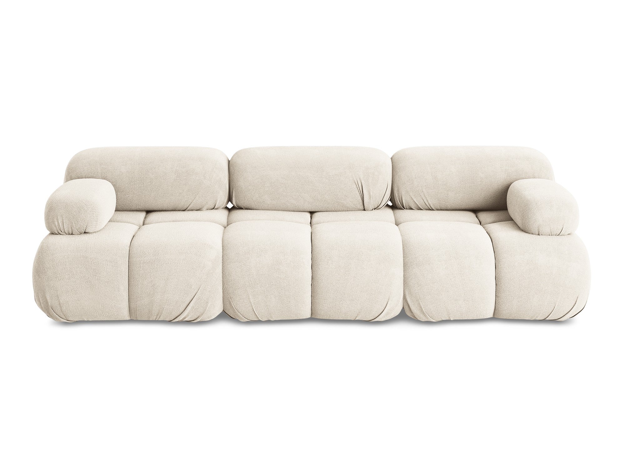 Sofa modułowa 3-osobowa LOKUA jasnobeżowy szenil