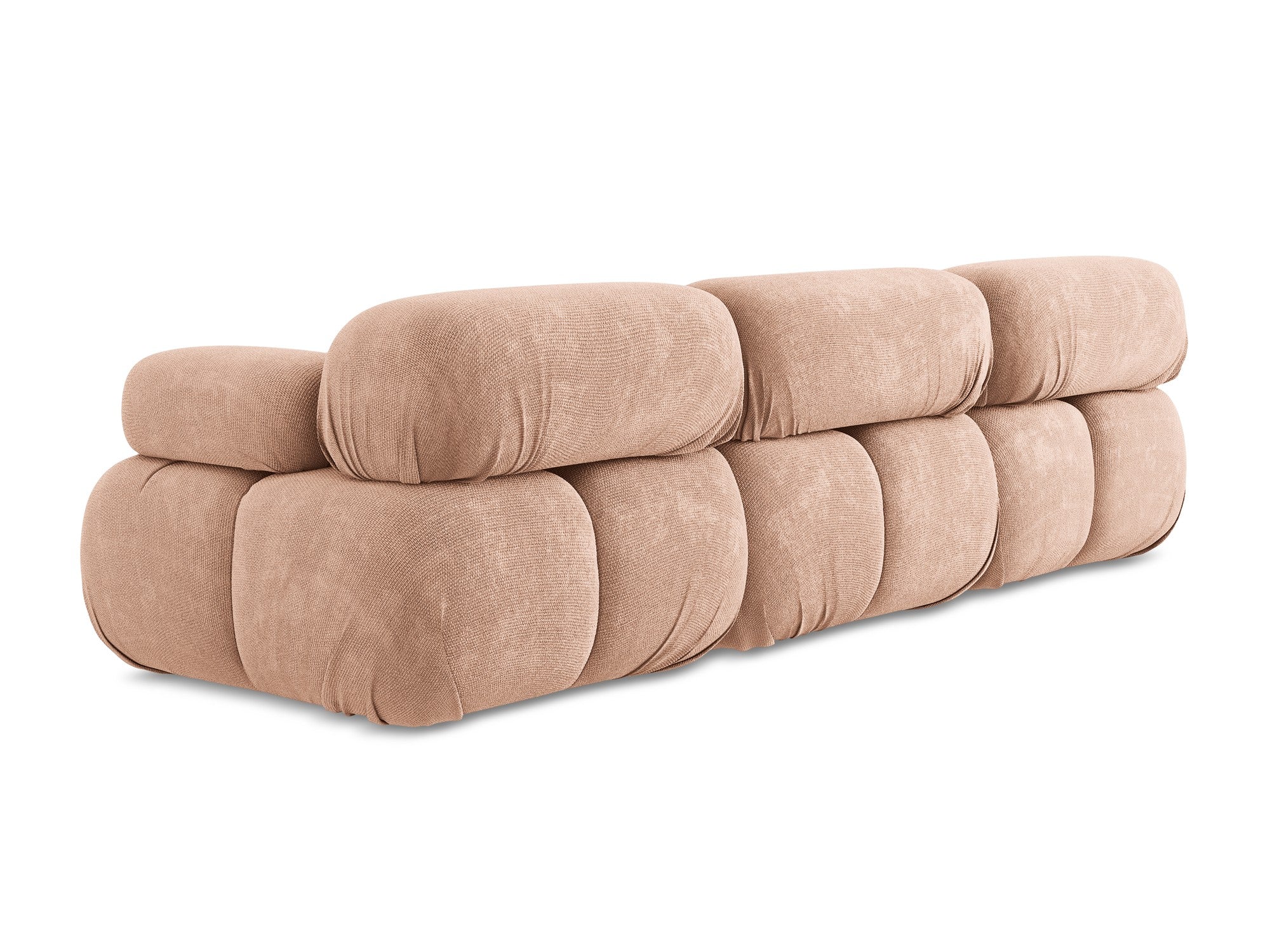 Sofa modułowa 3-osobowa LOKUA brzoskwiniowy szenil