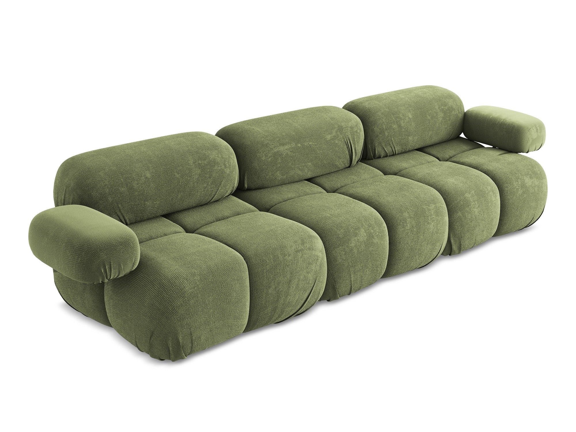 Sofa modułowa 3-osobowa LOKUA zielony szenil