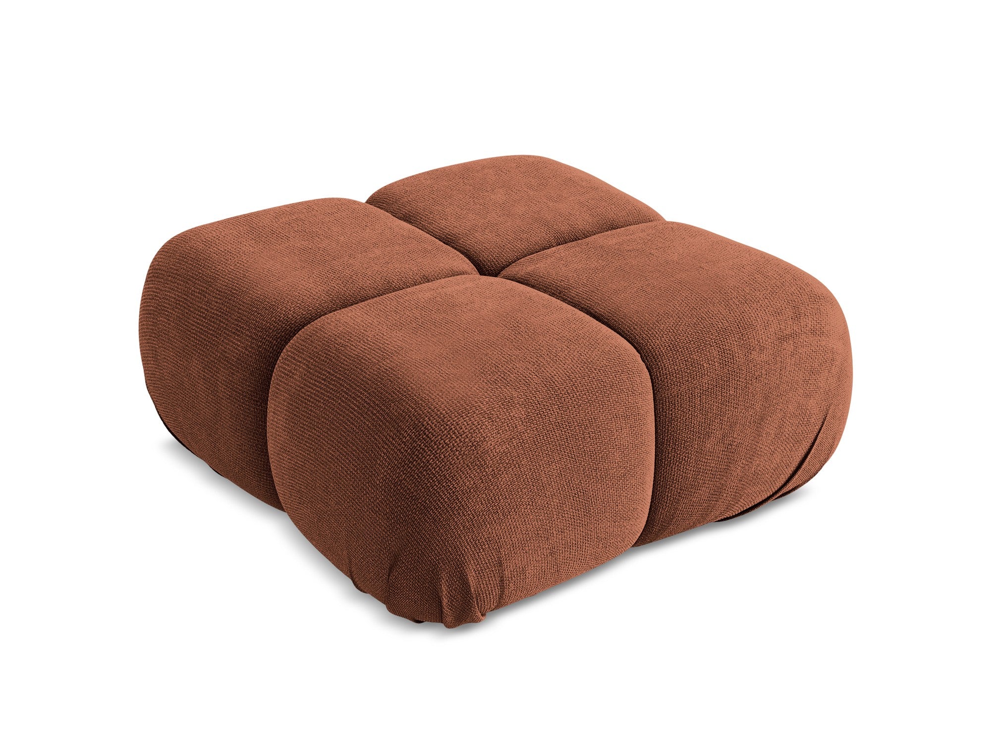 Hocker / Modul LOKUA Terrakotta Chenille