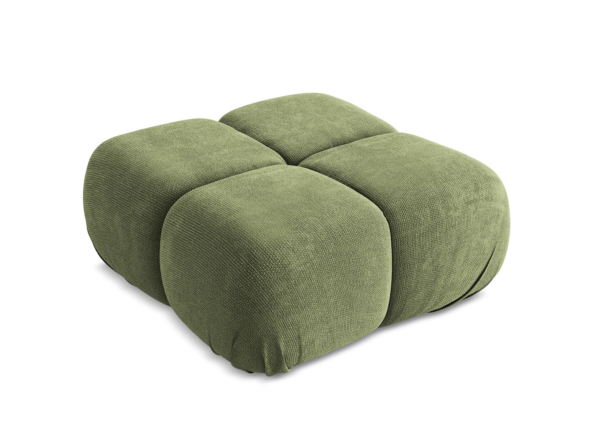 Hocker / Modul LOKUA grüner Chenille