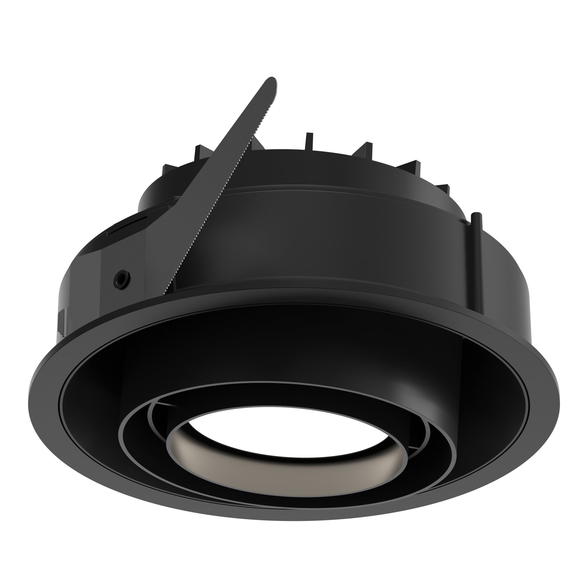 LP 072 SEMI-RECESSED black recessed spotlight