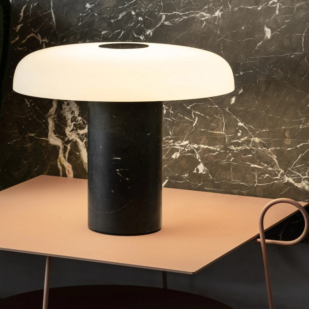 Lampa stołowa TROPICO czarny marmur