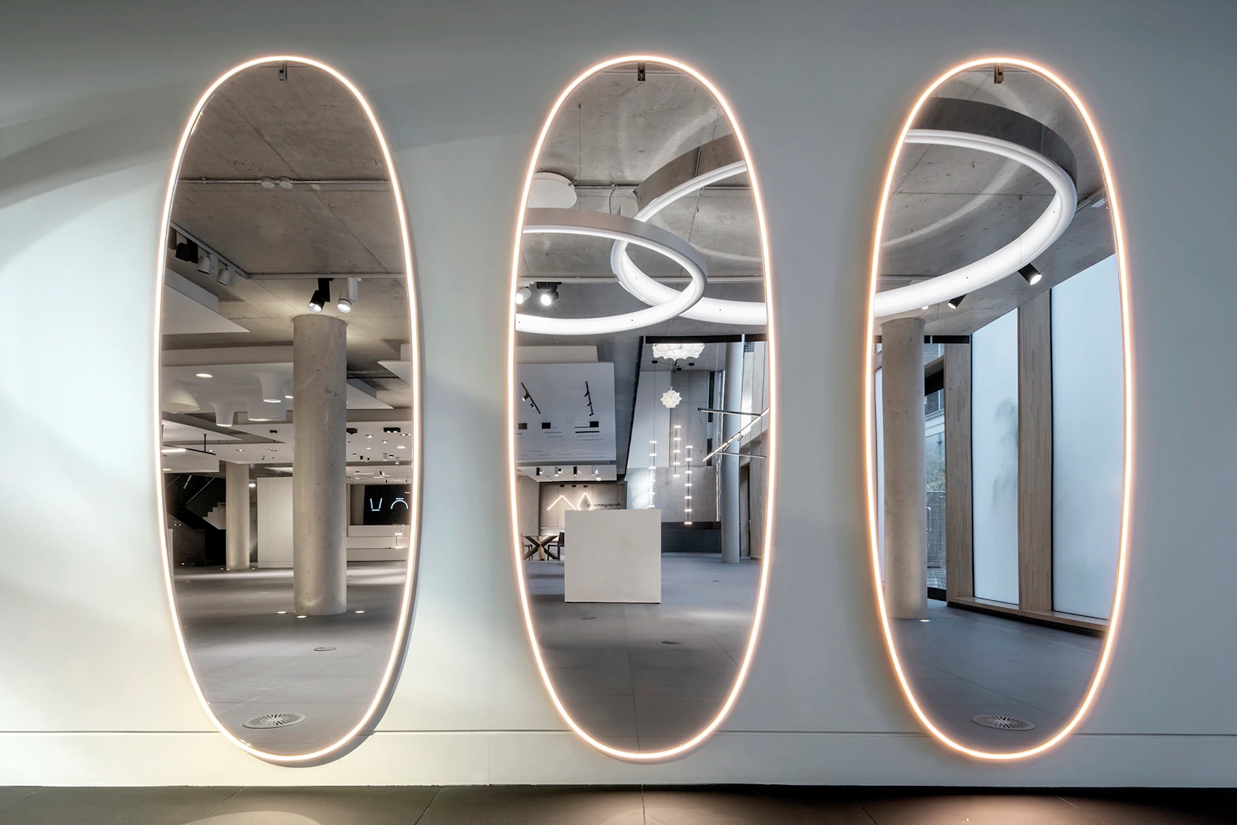 Lustro mit Beleuchtung LA PLUS BELLE braun