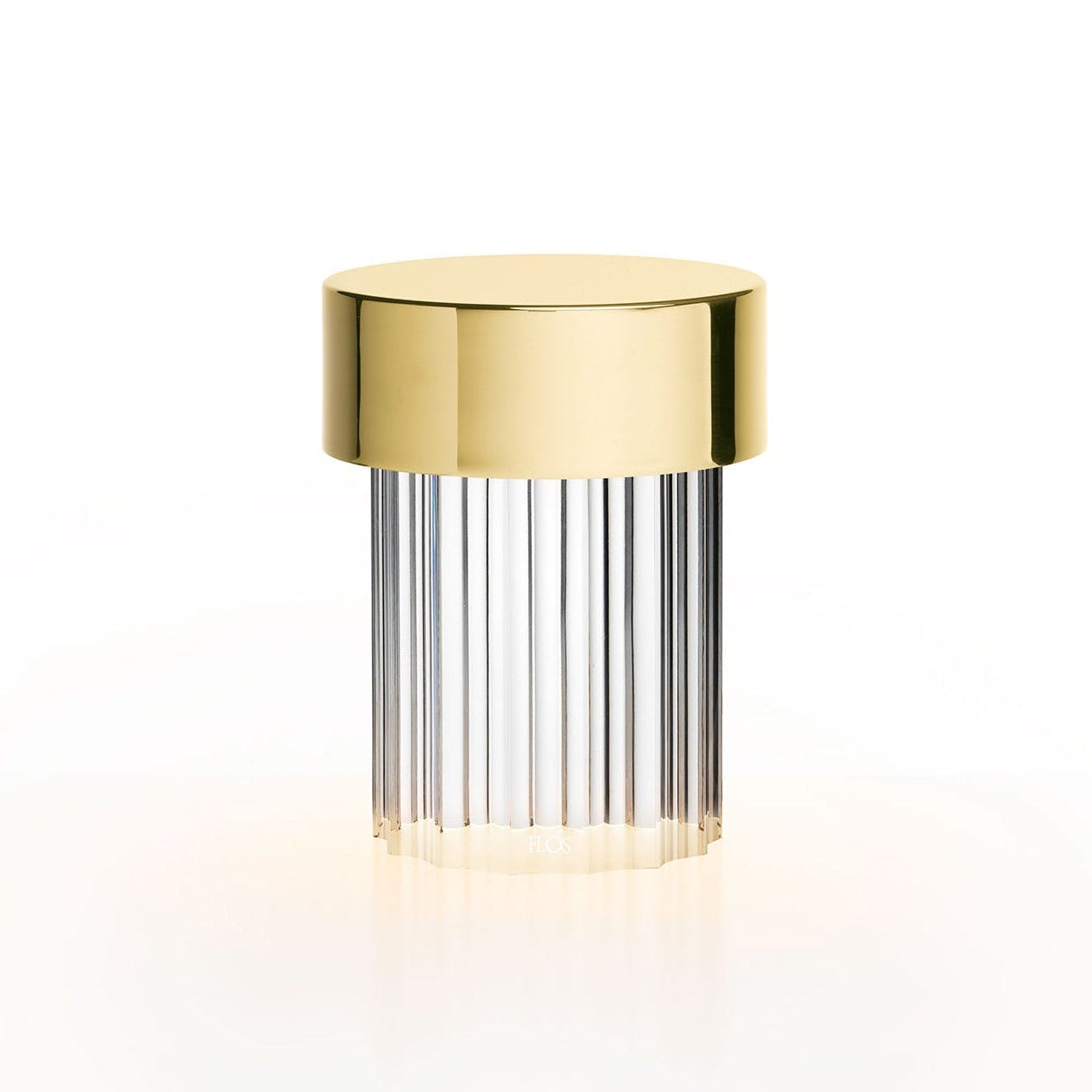 Lampa przenośna LAST ORDER FLUTED mosiężny