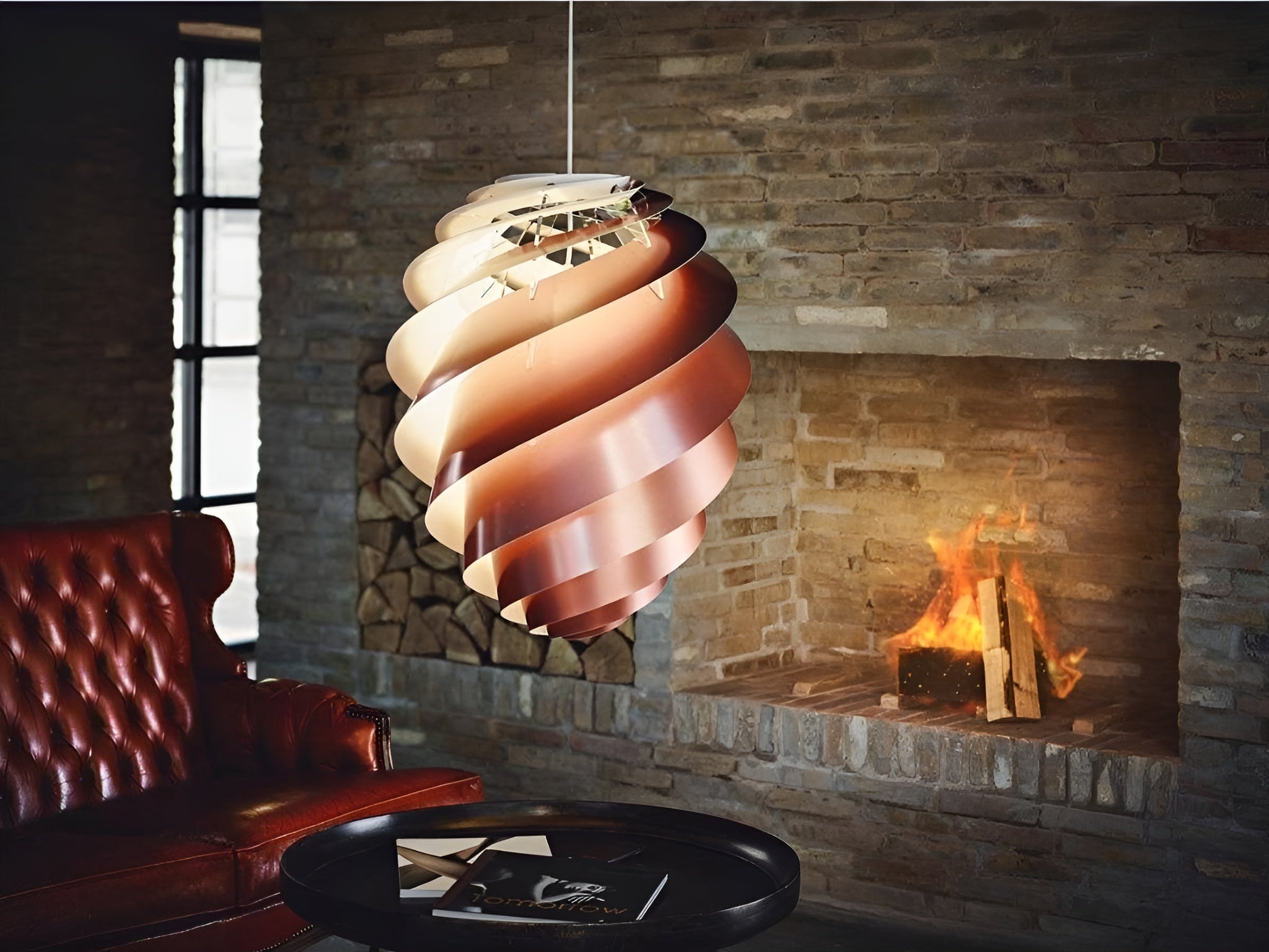 Lampa wisząca MODEL 1313 SWIRL 3 miedziany