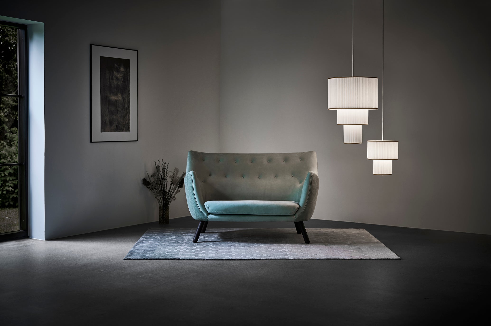 Lampa wisząca MODEL 110 PLIVELLO biały ze złotym