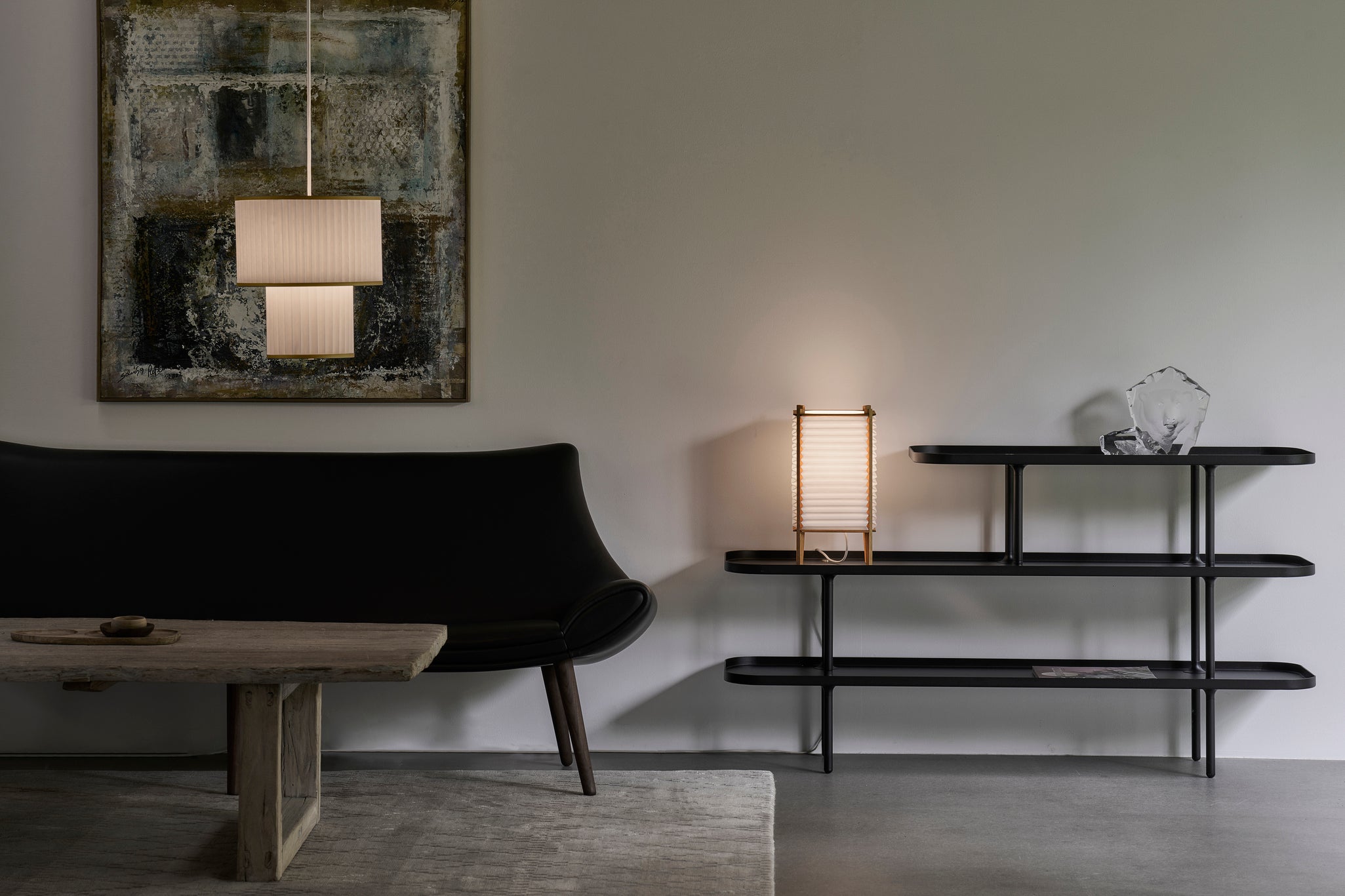 Lampa wisząca MODEL 110 PLIVELLO biały ze złotym