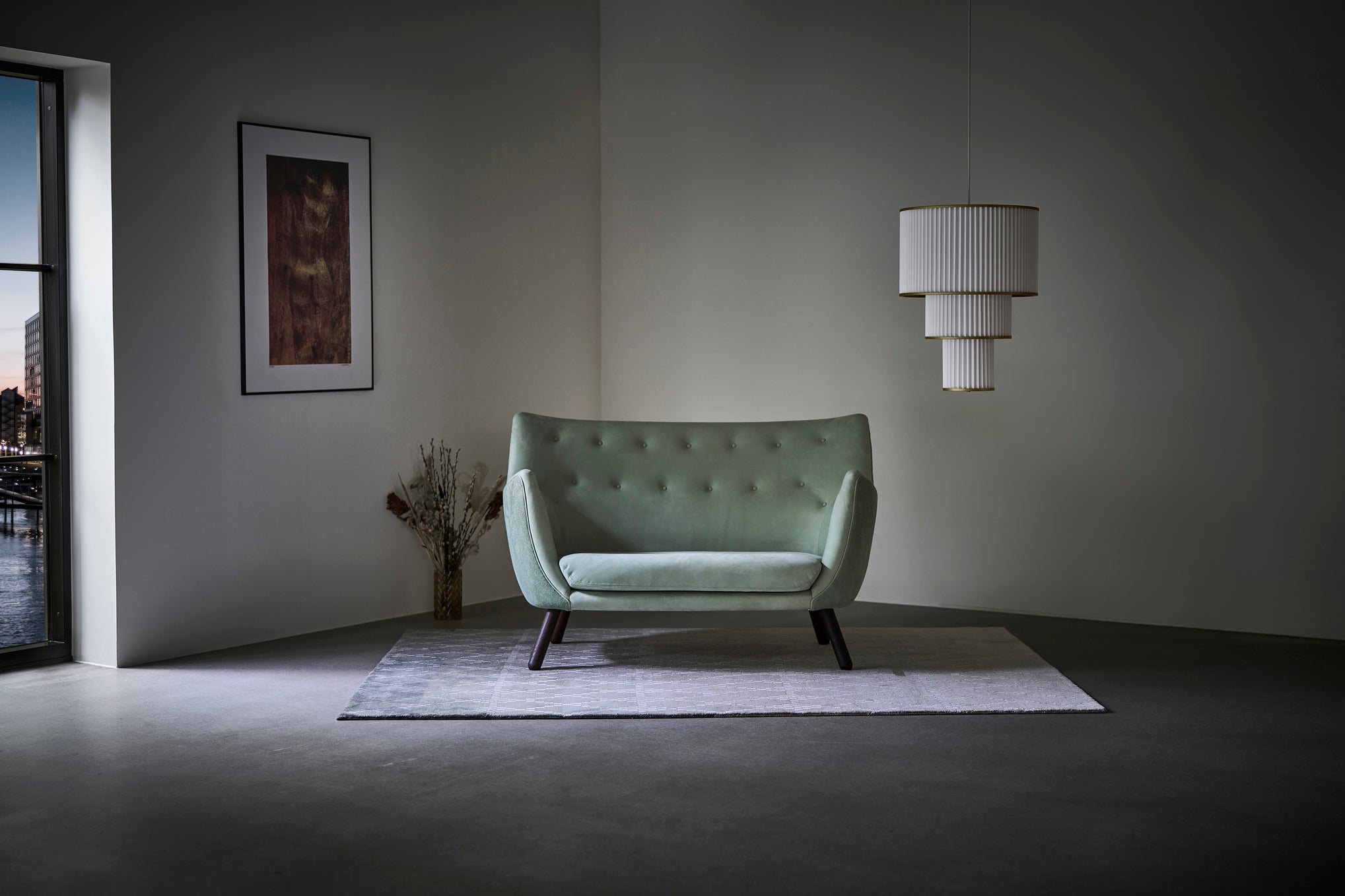 Hanging Lamp MODEL 112 PLIVELLO white with gold