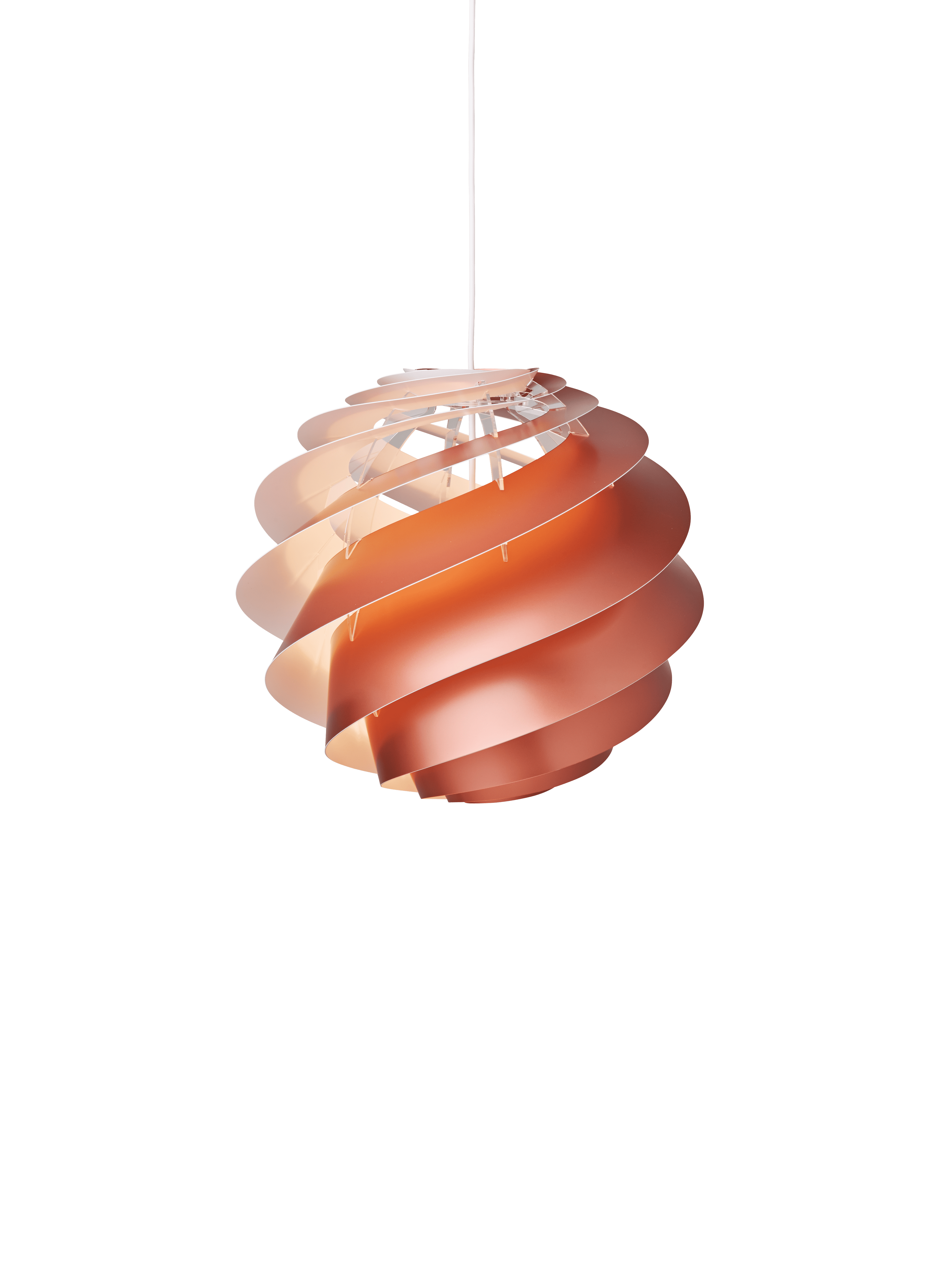 Lampa wisząca MODEL 1313 SWIRL 3 miedziany