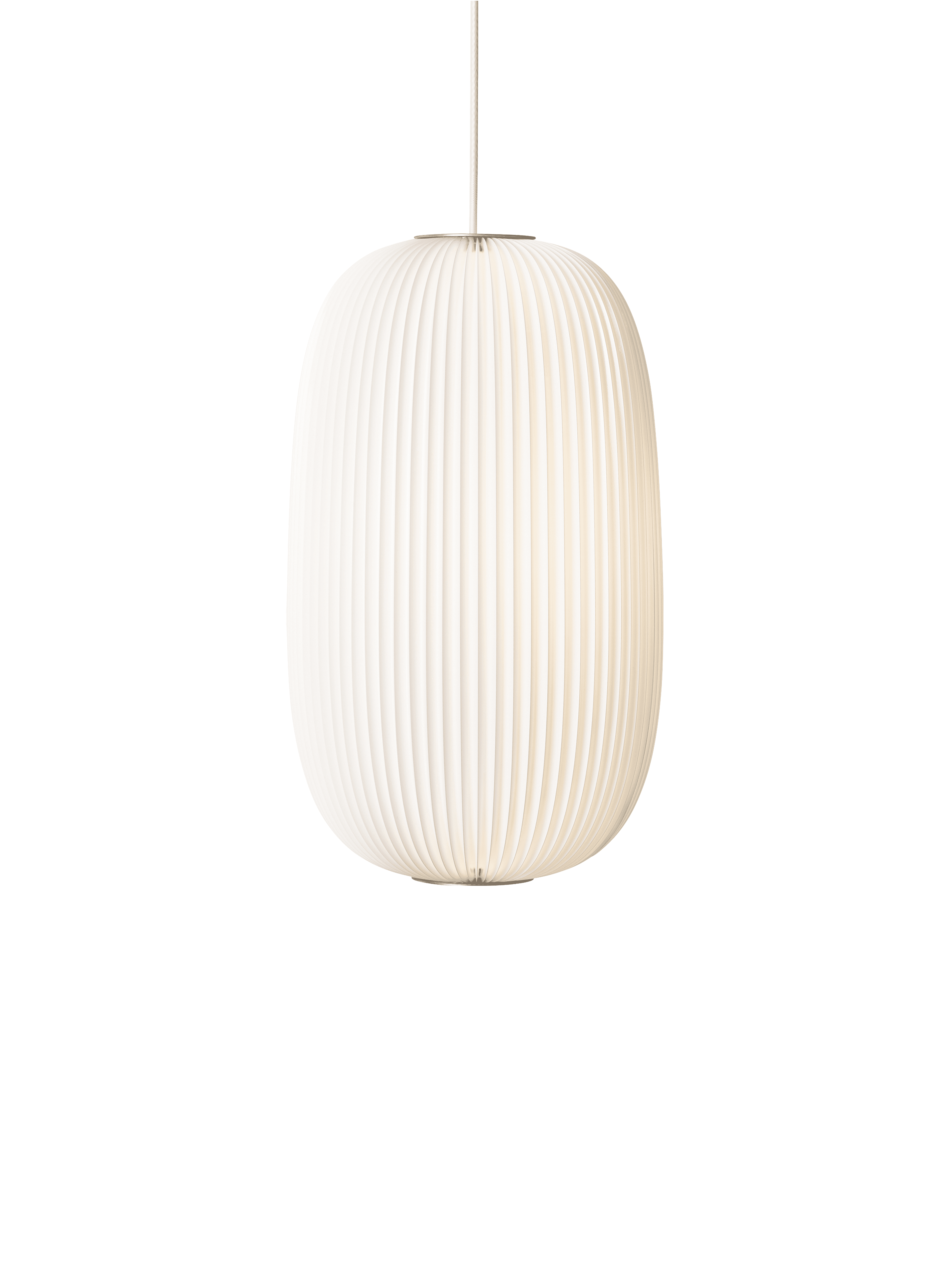 Lampa wisząca MODEL 133 LAMELLA 2 biały ze srebrnym wykończeniem