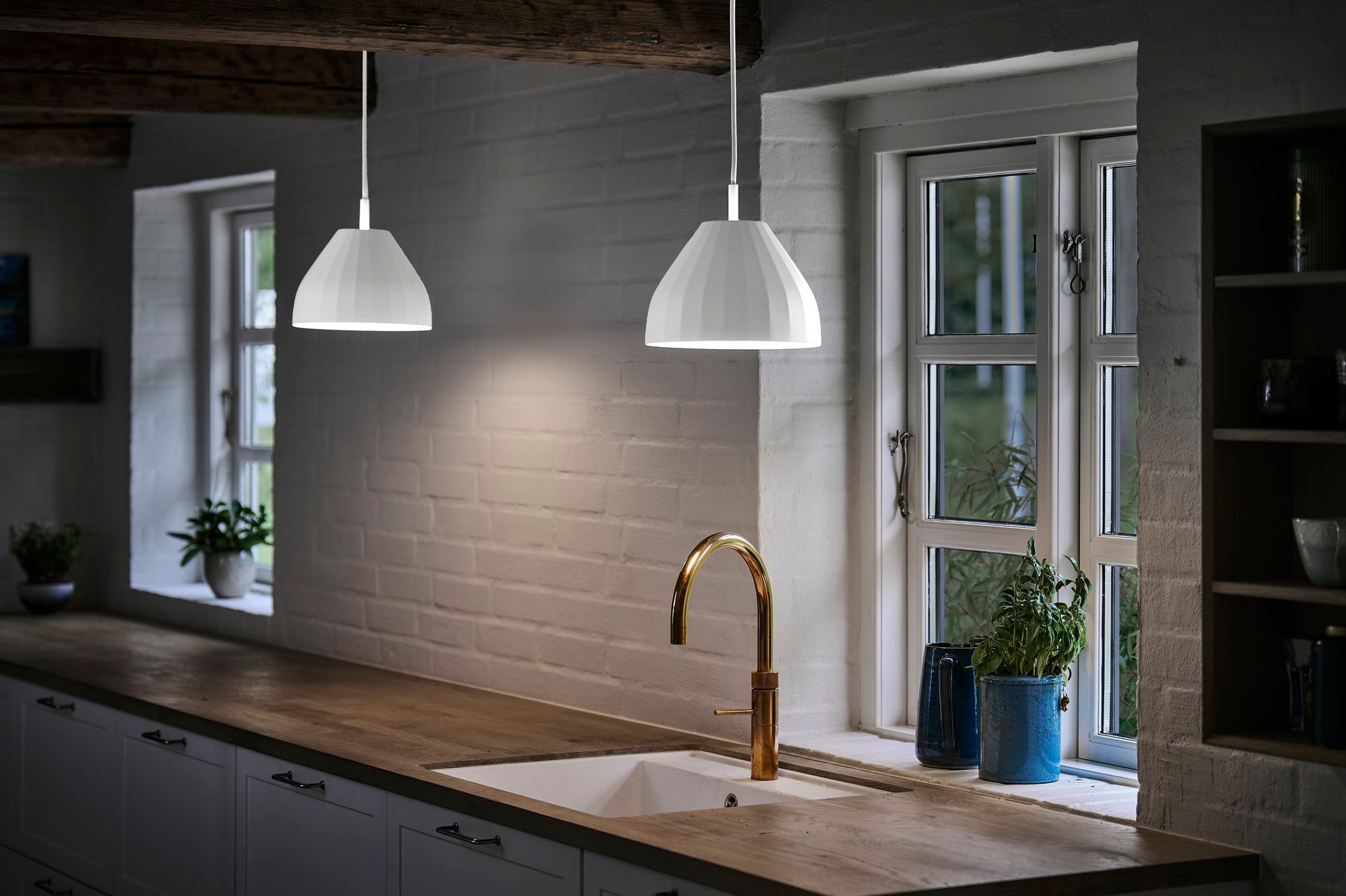 Lampa wisząca MODEL 140 FACET biały